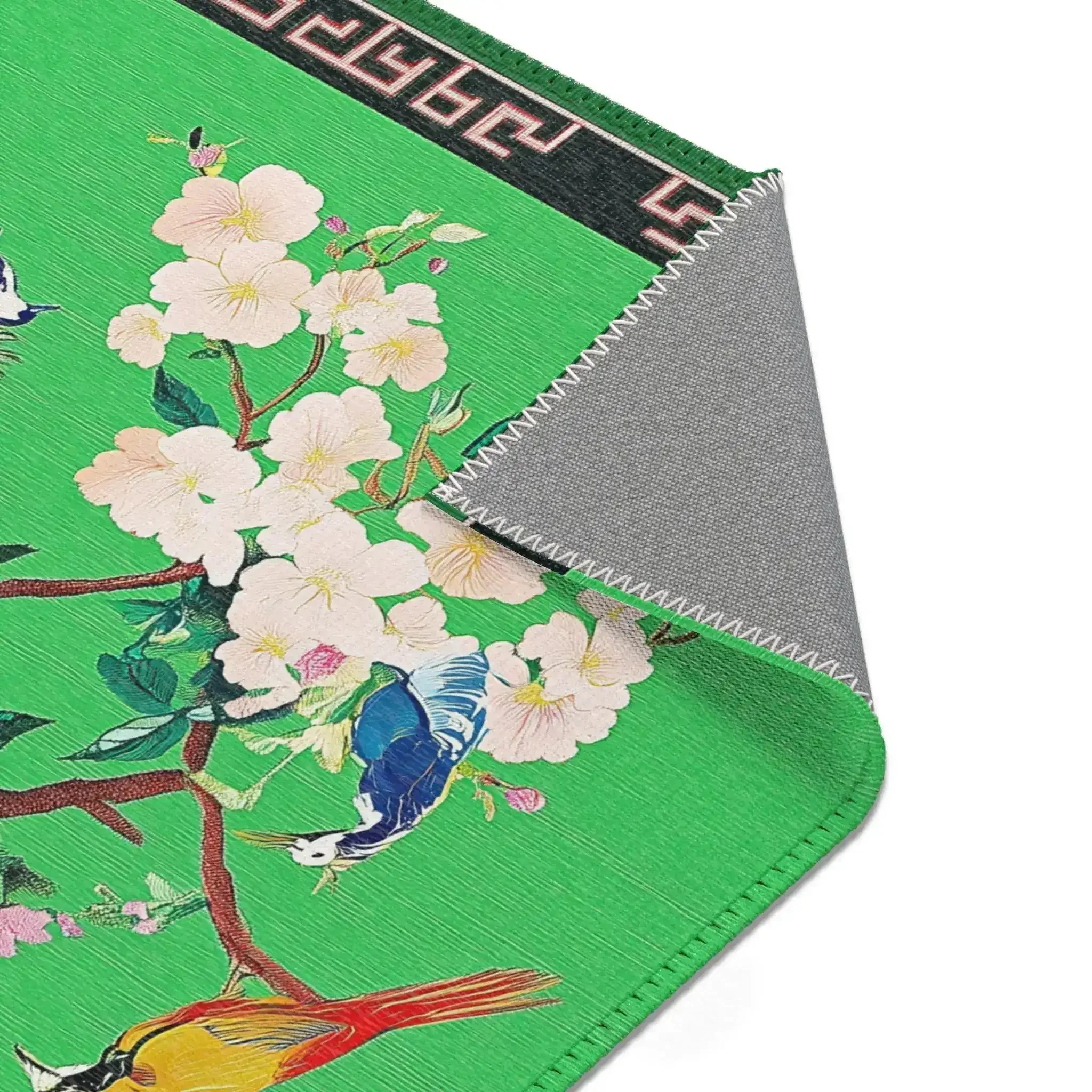 Chinoiserie Blossom Birds Accent Rug - Image 6