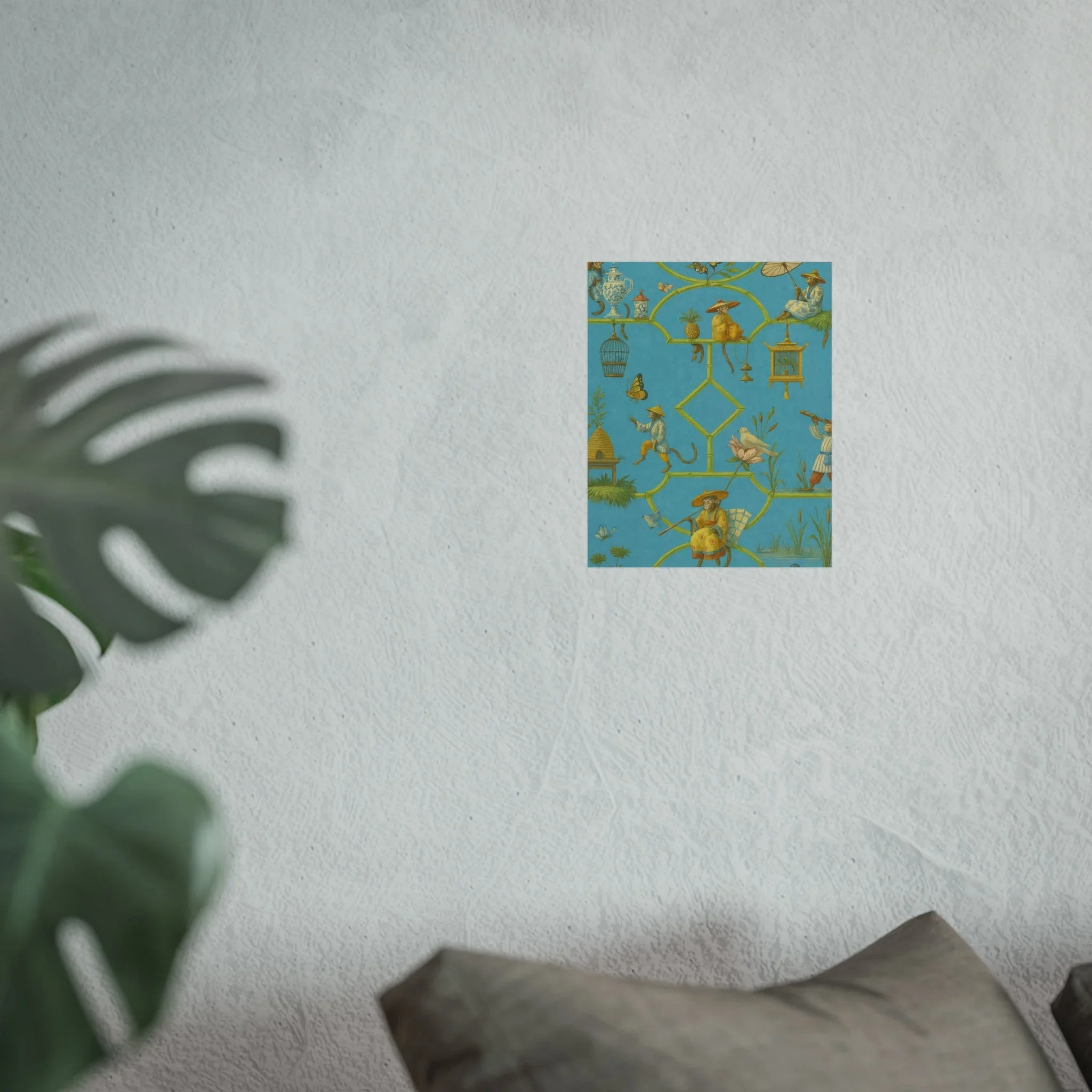 Chinoiserie Monkey Business Fine Art Poster - Image 17