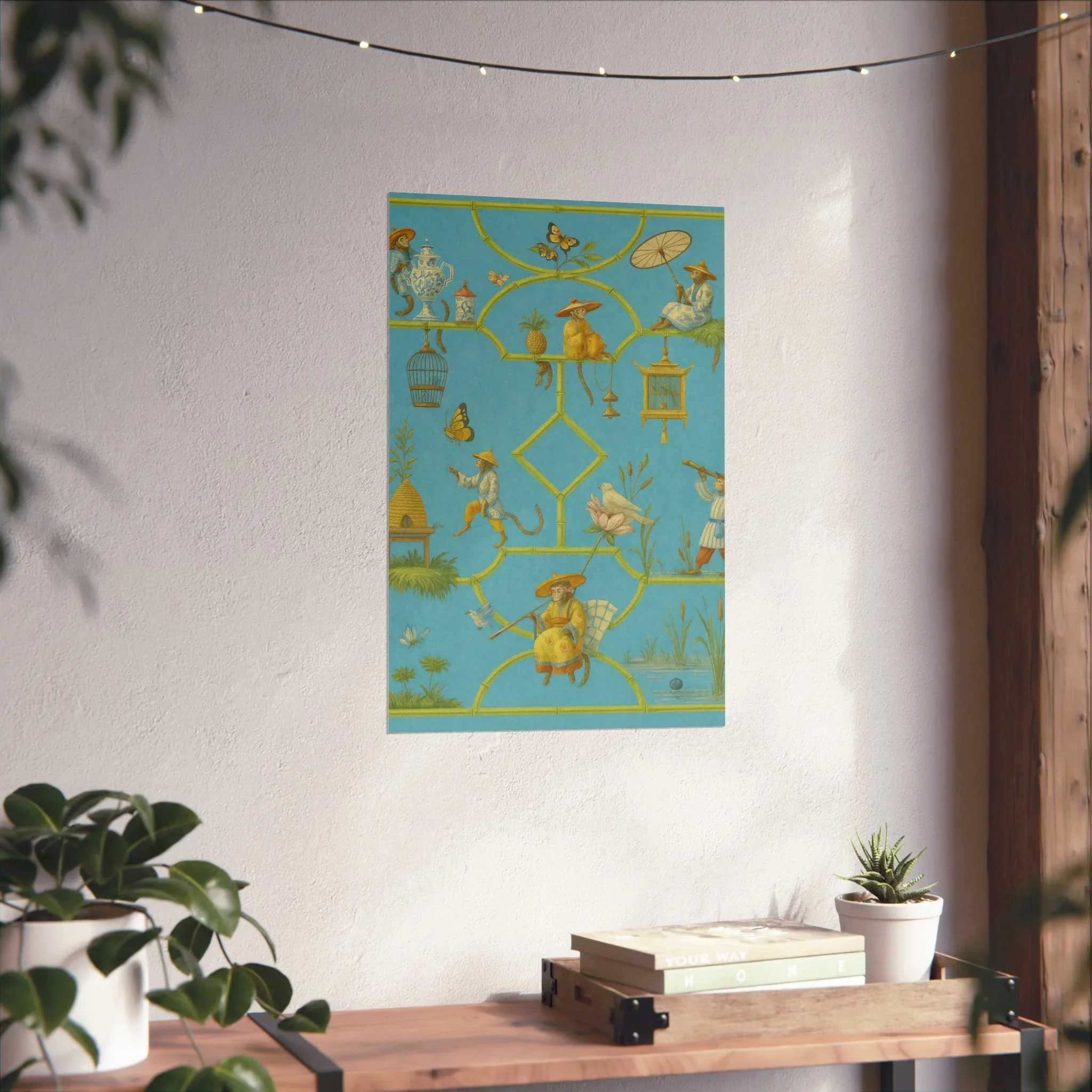 Chinoiserie Monkey Business Fine Art Poster - Image 34