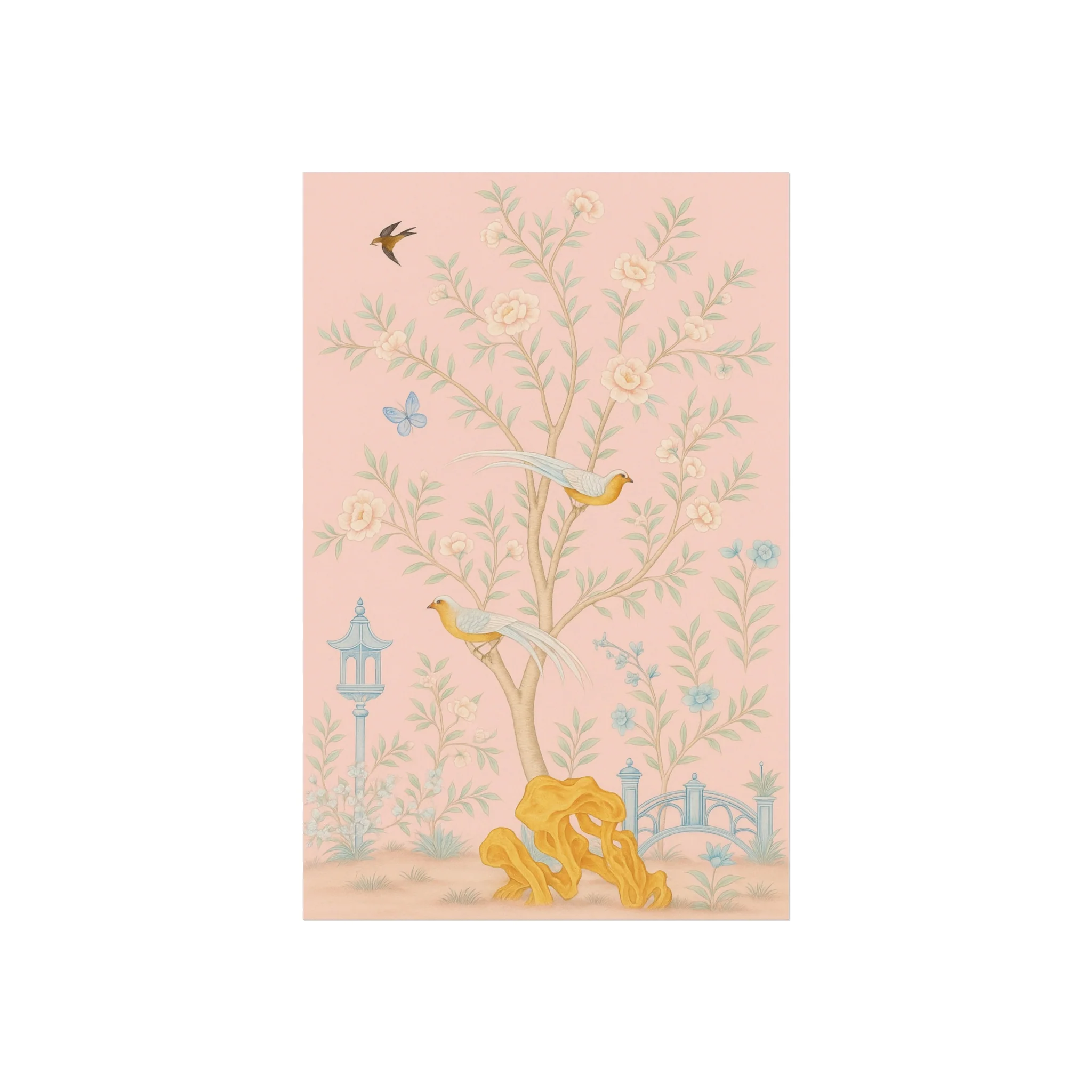 Chinoiserie Serenity - Pink Fine Art Poster - Image 15