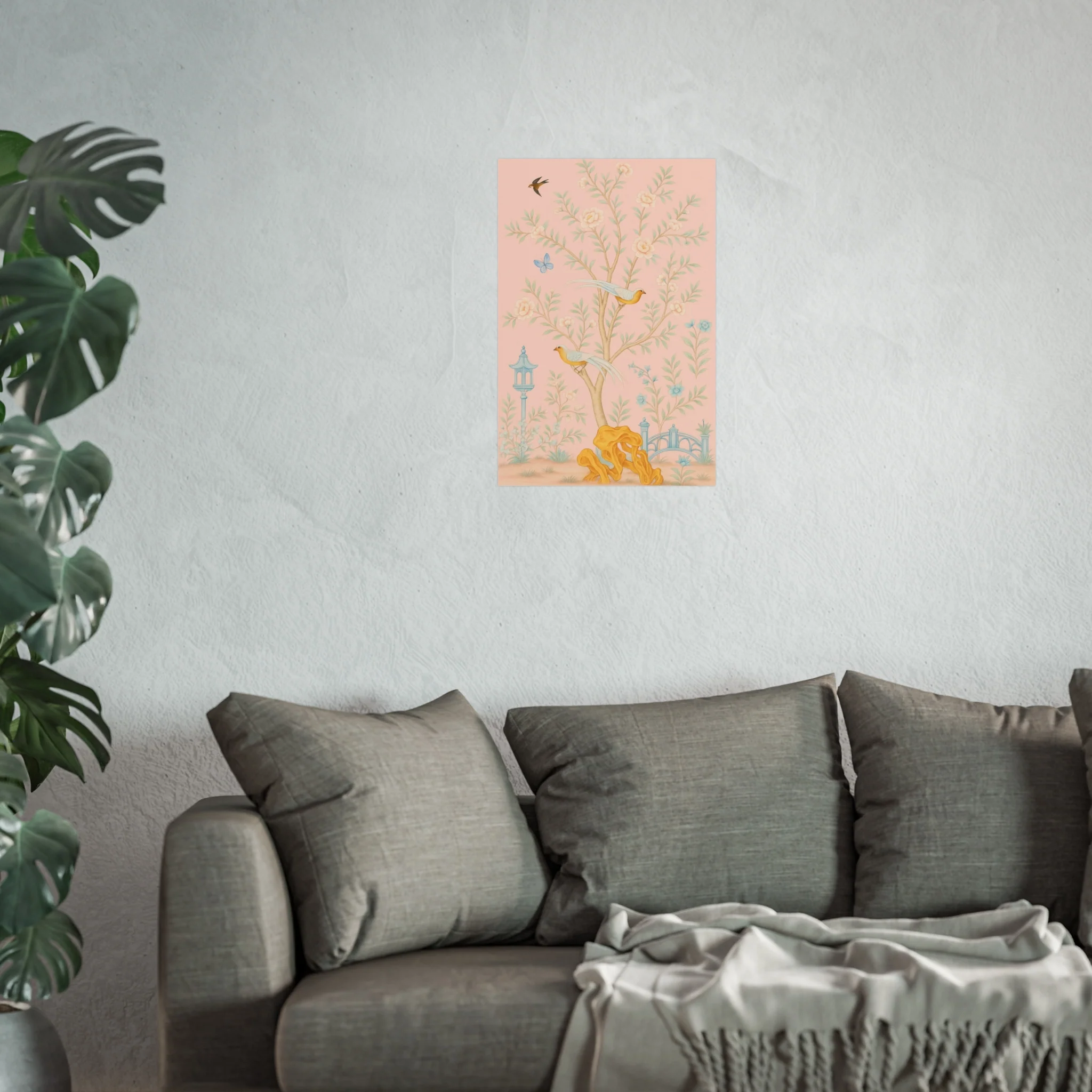 Chinoiserie Serenity - Pink Fine Art Poster - Image 33