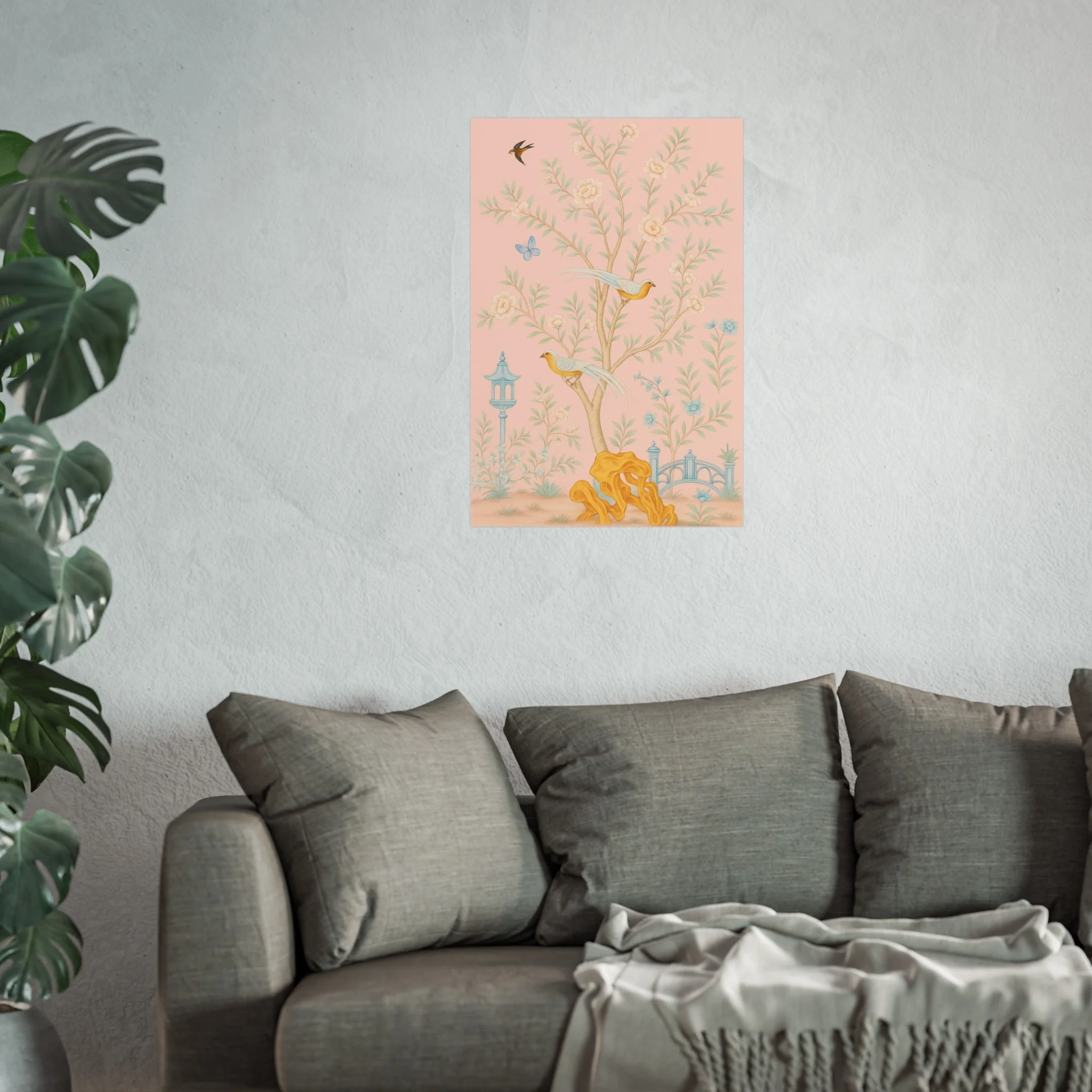 Chinoiserie Serenity - Pink Fine Art Poster - Image 37