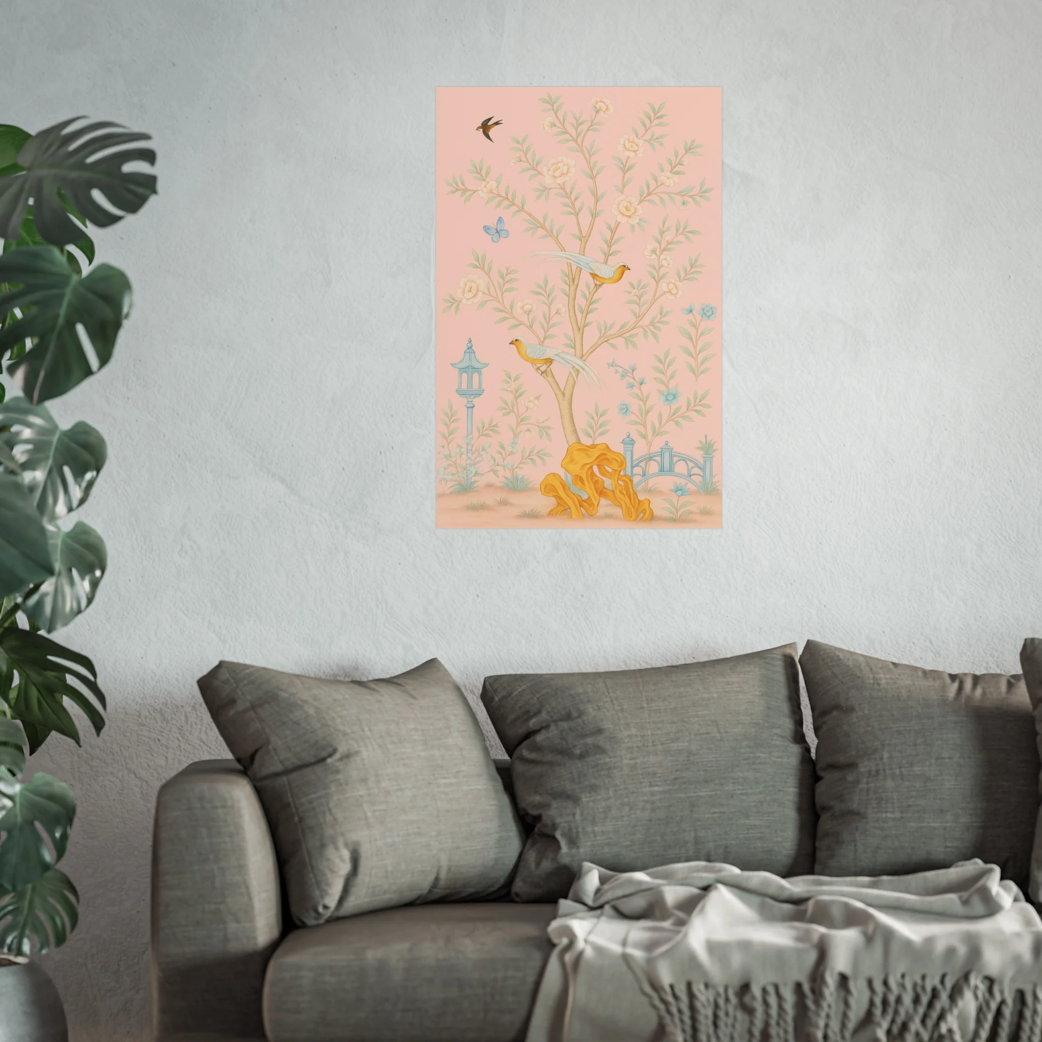 Chinoiserie Serenity - Pink Fine Art Poster - Image 39