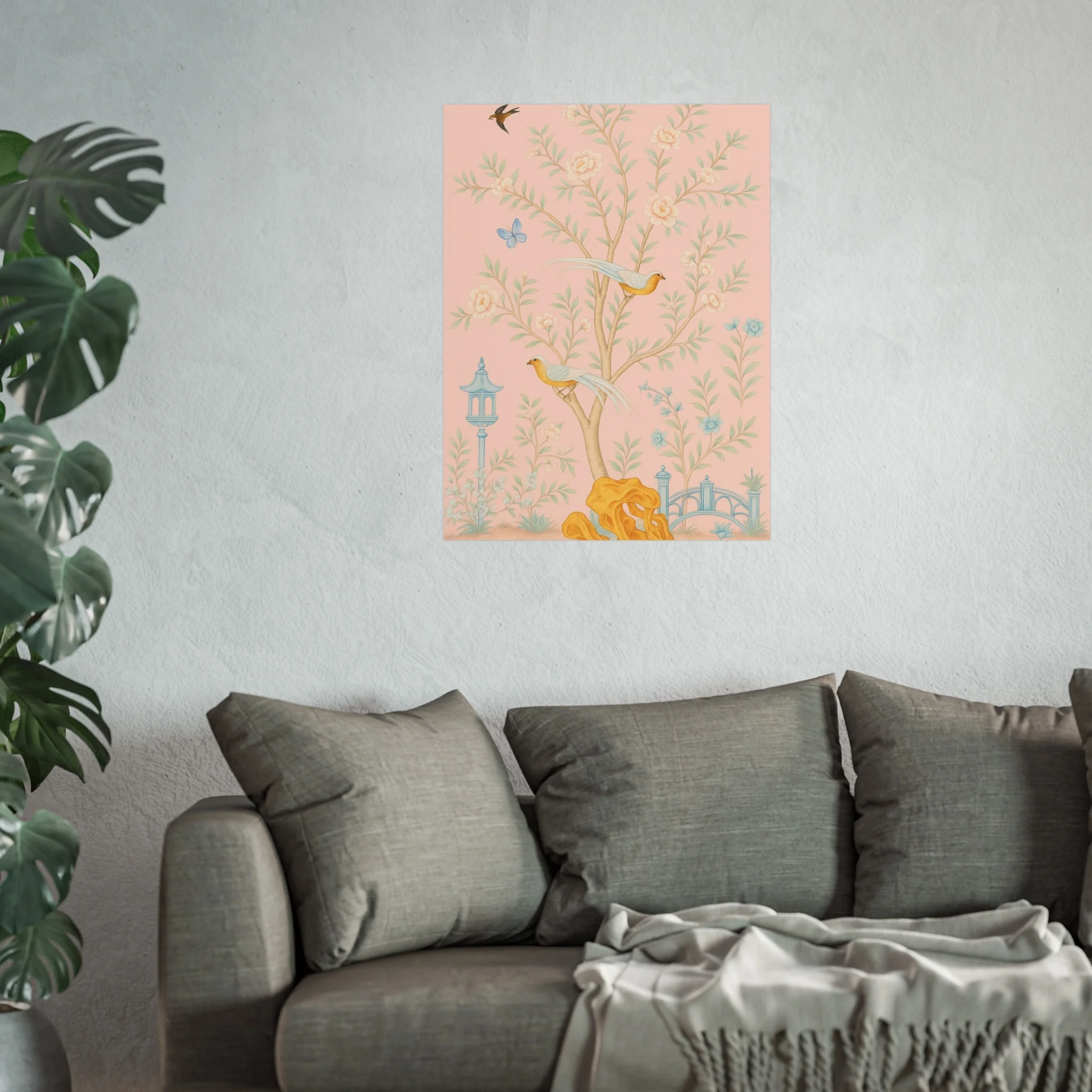 Chinoiserie Serenity - Pink Fine Art Poster - Image 41