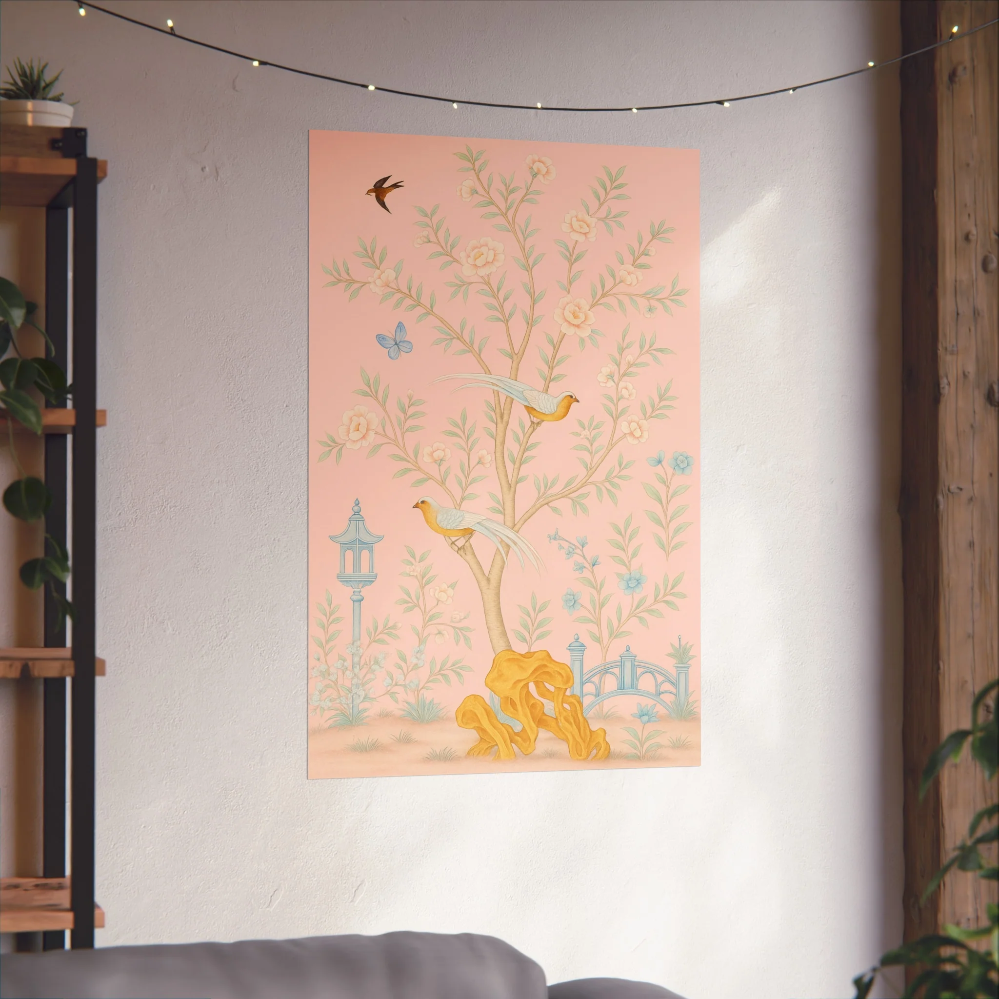 Chinoiserie Serenity - Pink Fine Art Poster - Image 46