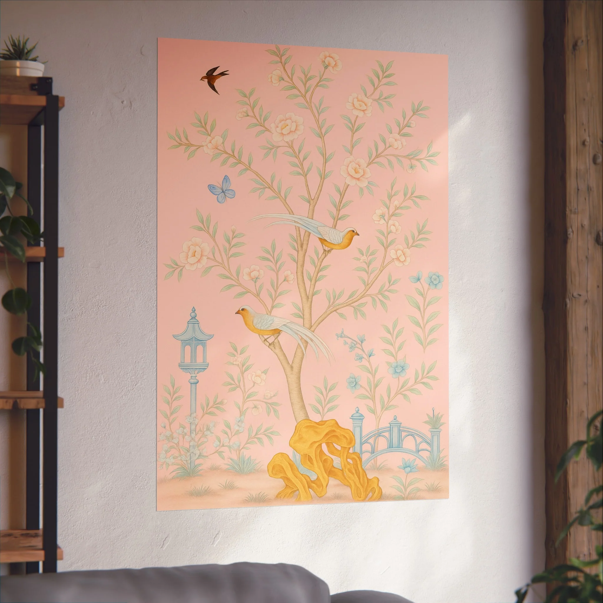 Chinoiserie Serenity - Pink Fine Art Poster - Image 48