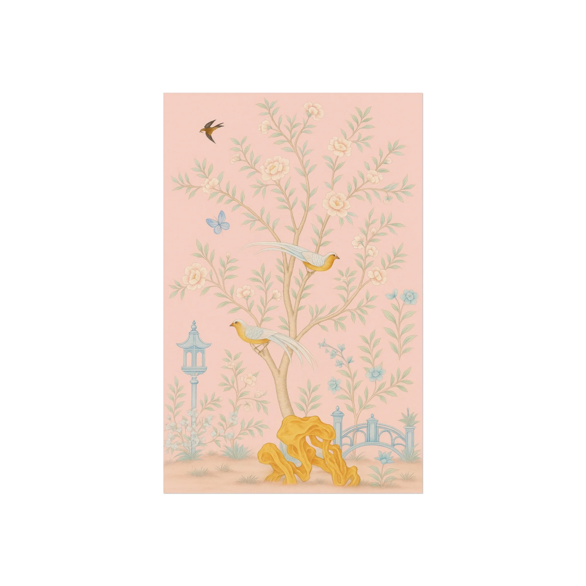 Chinoiserie Serenity - Pink Fine Art Poster - Image 5