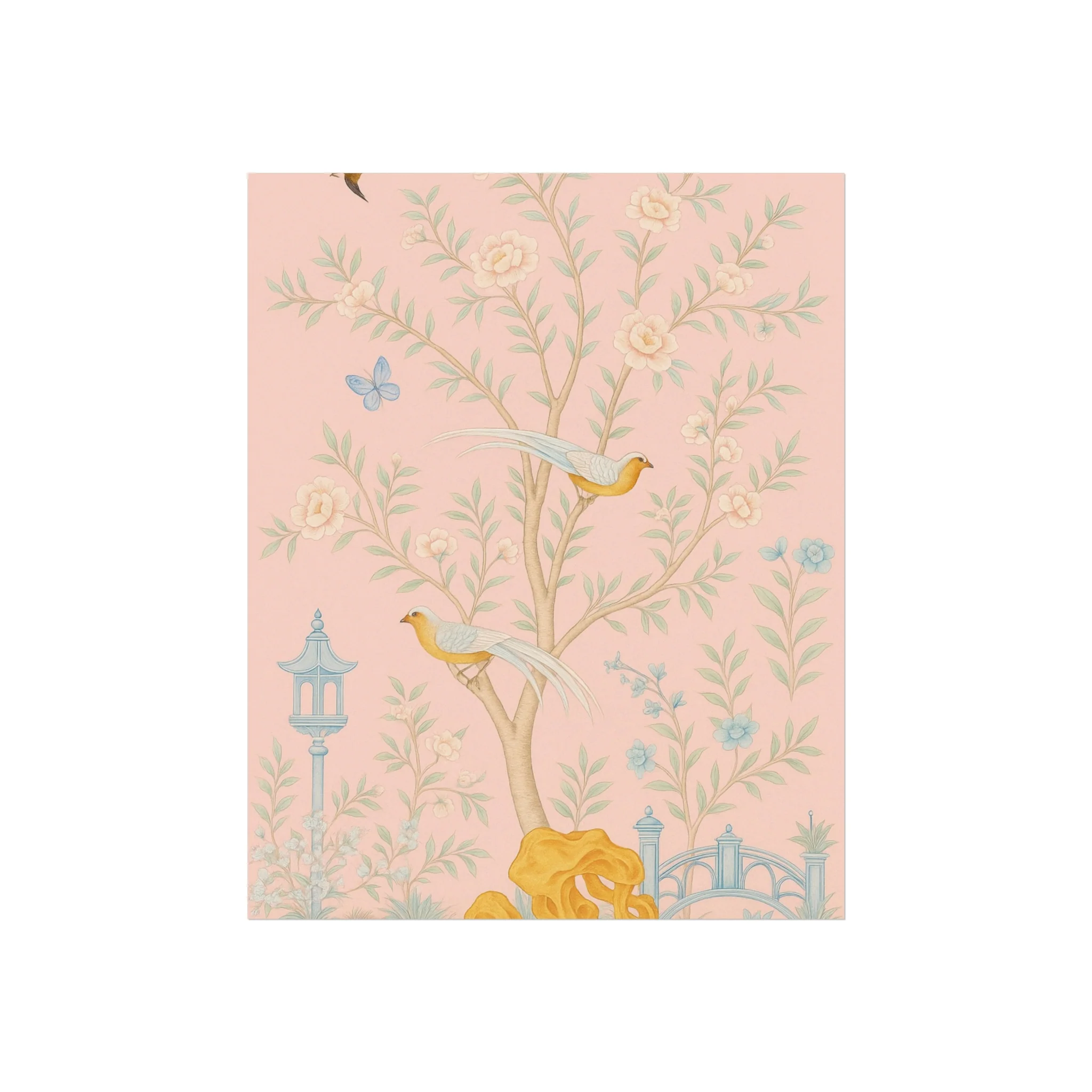 Chinoiserie Serenity - Pink Fine Art Poster - Image 8