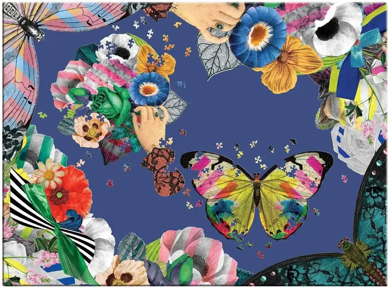Christian Lacroix Heritage Collection Frivolités Shaped Jigsaw Puzzle 2 Set - Image 6