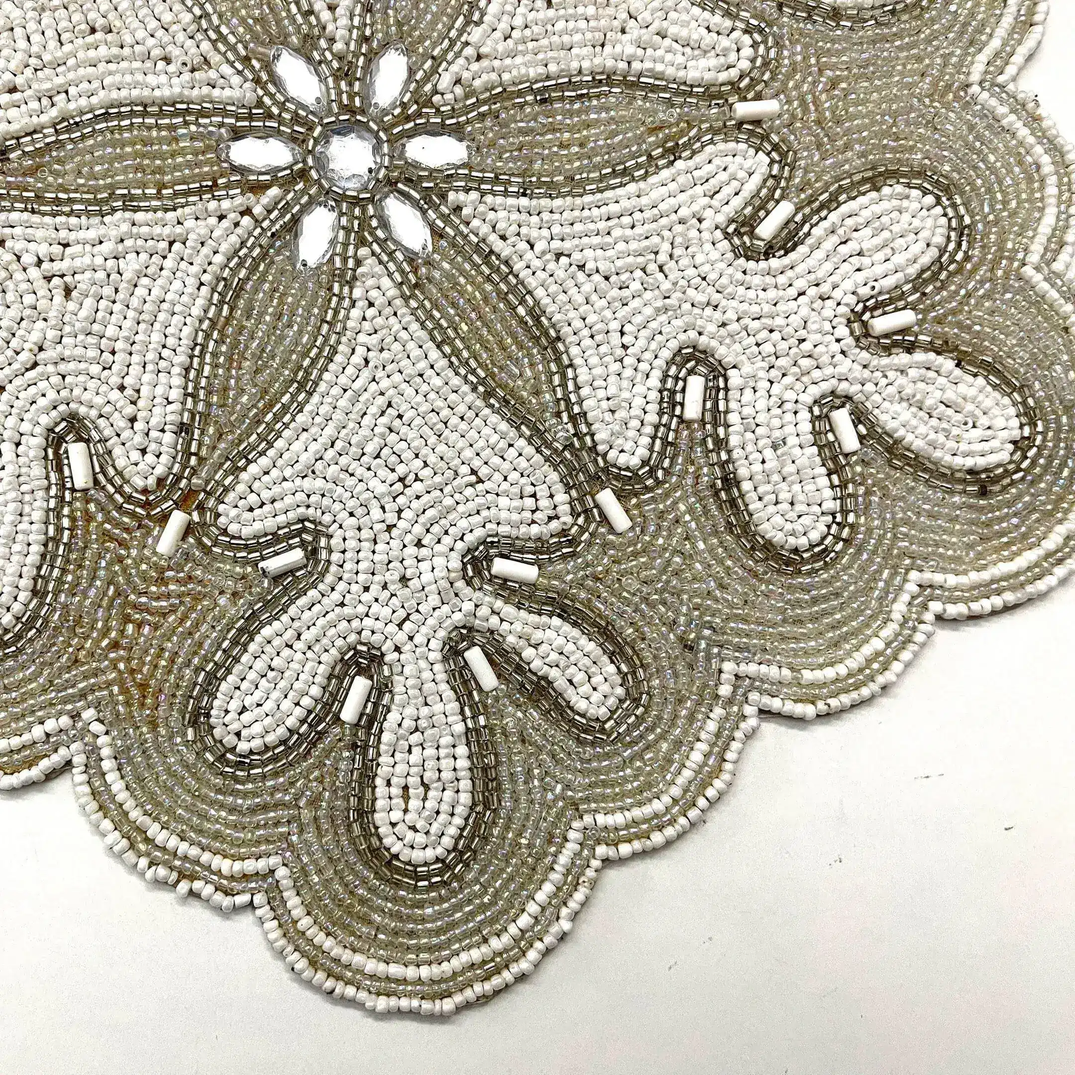 Christmas Snowflake Beaded Placemat - Set of 4 - Image 3
