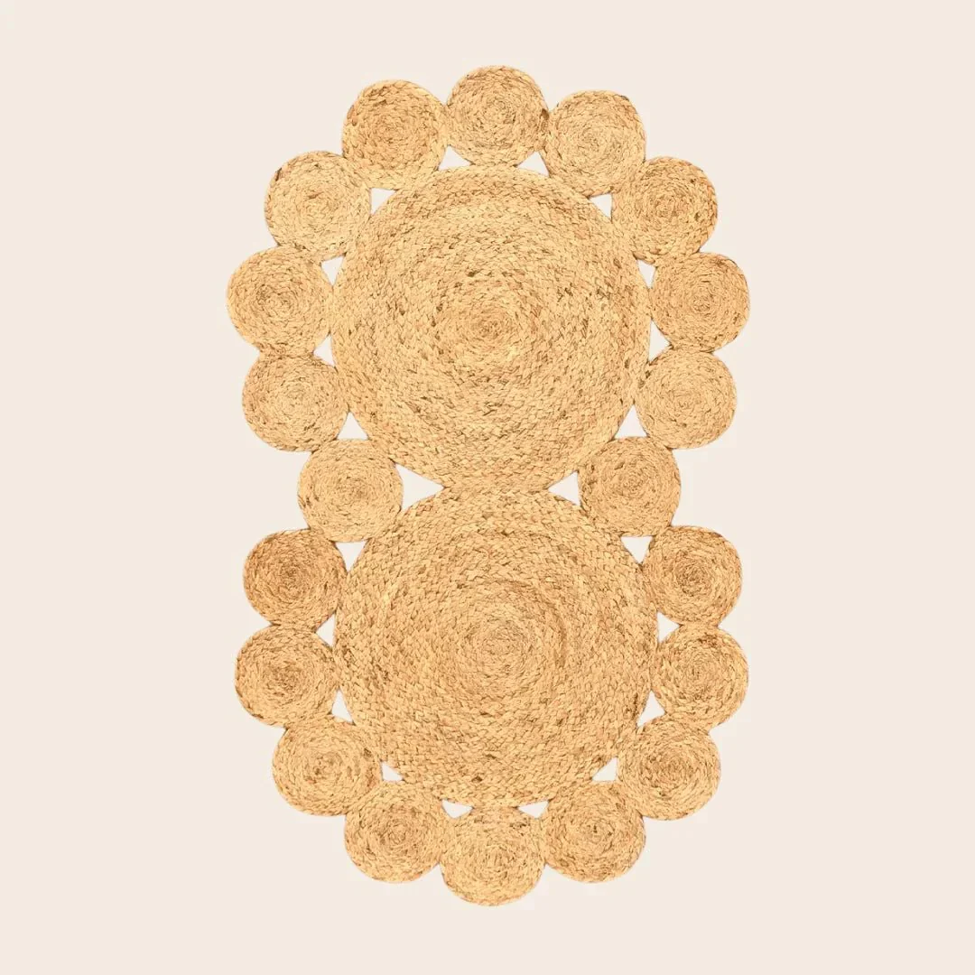 Circle of Life Jute Rug Runner - Image 2