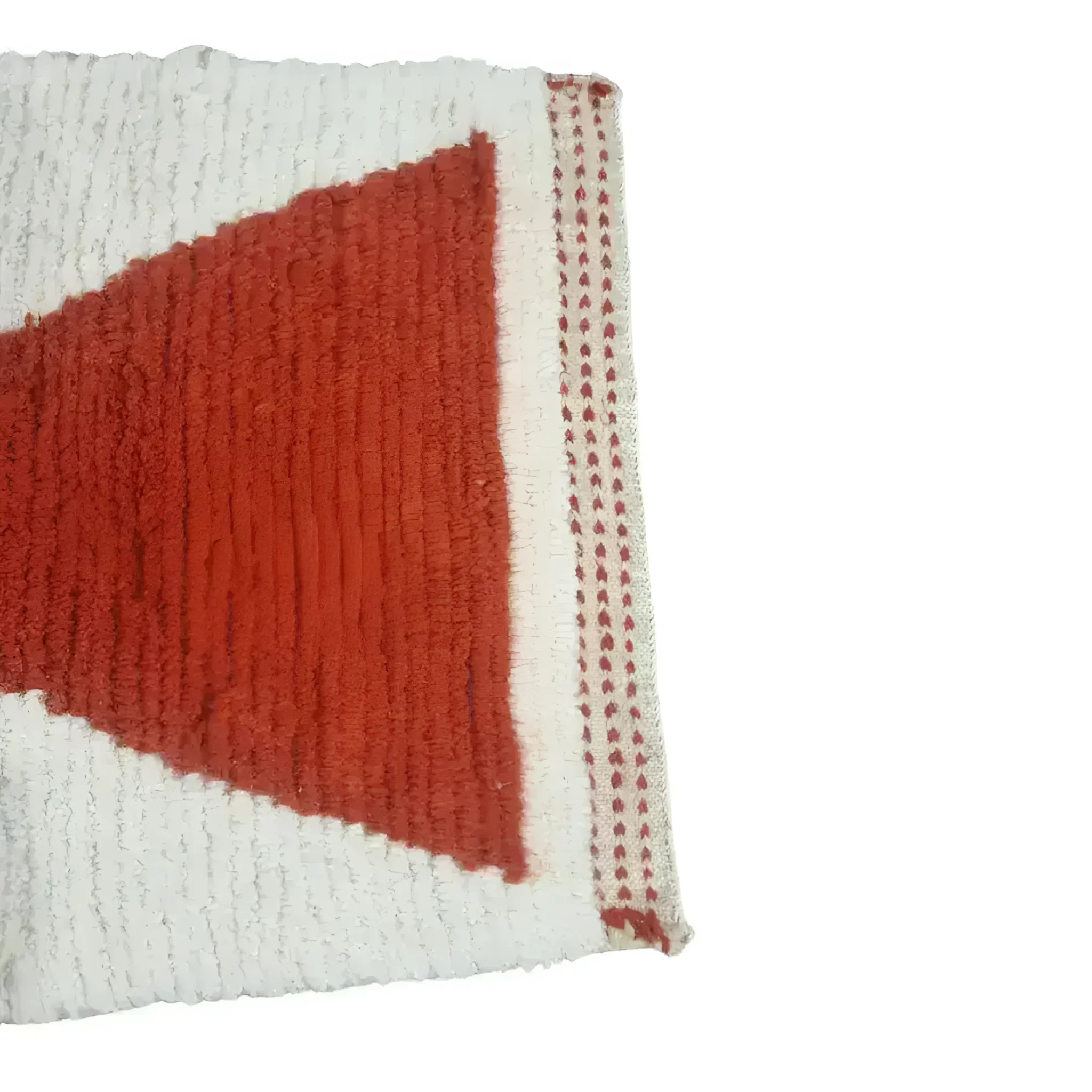 Classic Bow Moroccan Berber Handwoven Wool Area Rug - Pink - Image 6