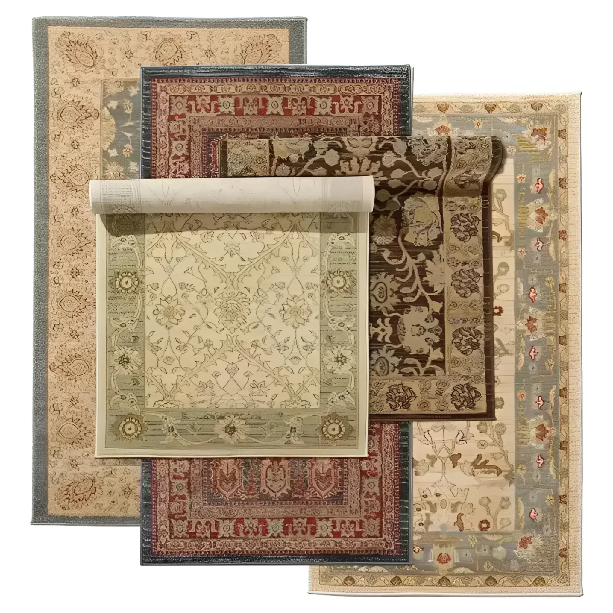 Classic Maia Traditional Printed Area Rug - Image 4