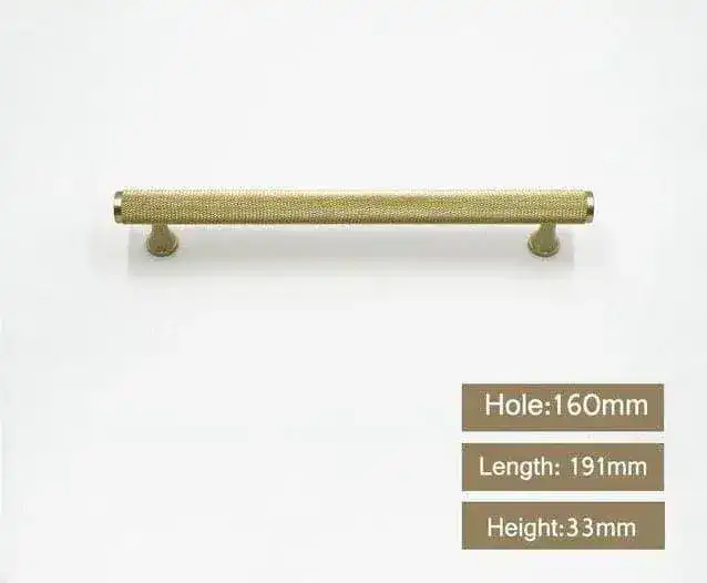 Classic Textured Brass Cabinet Drawer Knob - Image 14