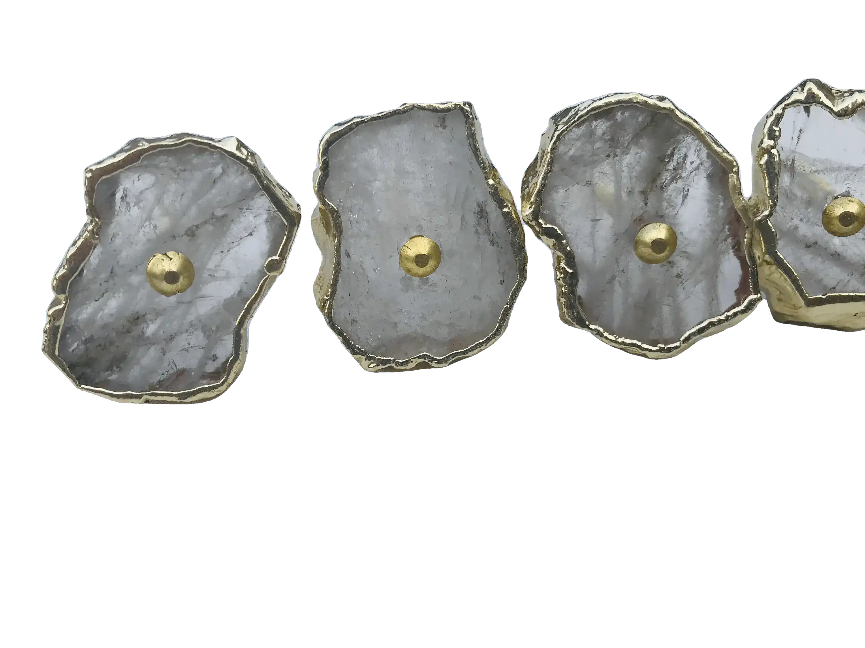 Clear Quartz Agate Cabinet Door Pull Handle - Set of 6 - Image 6