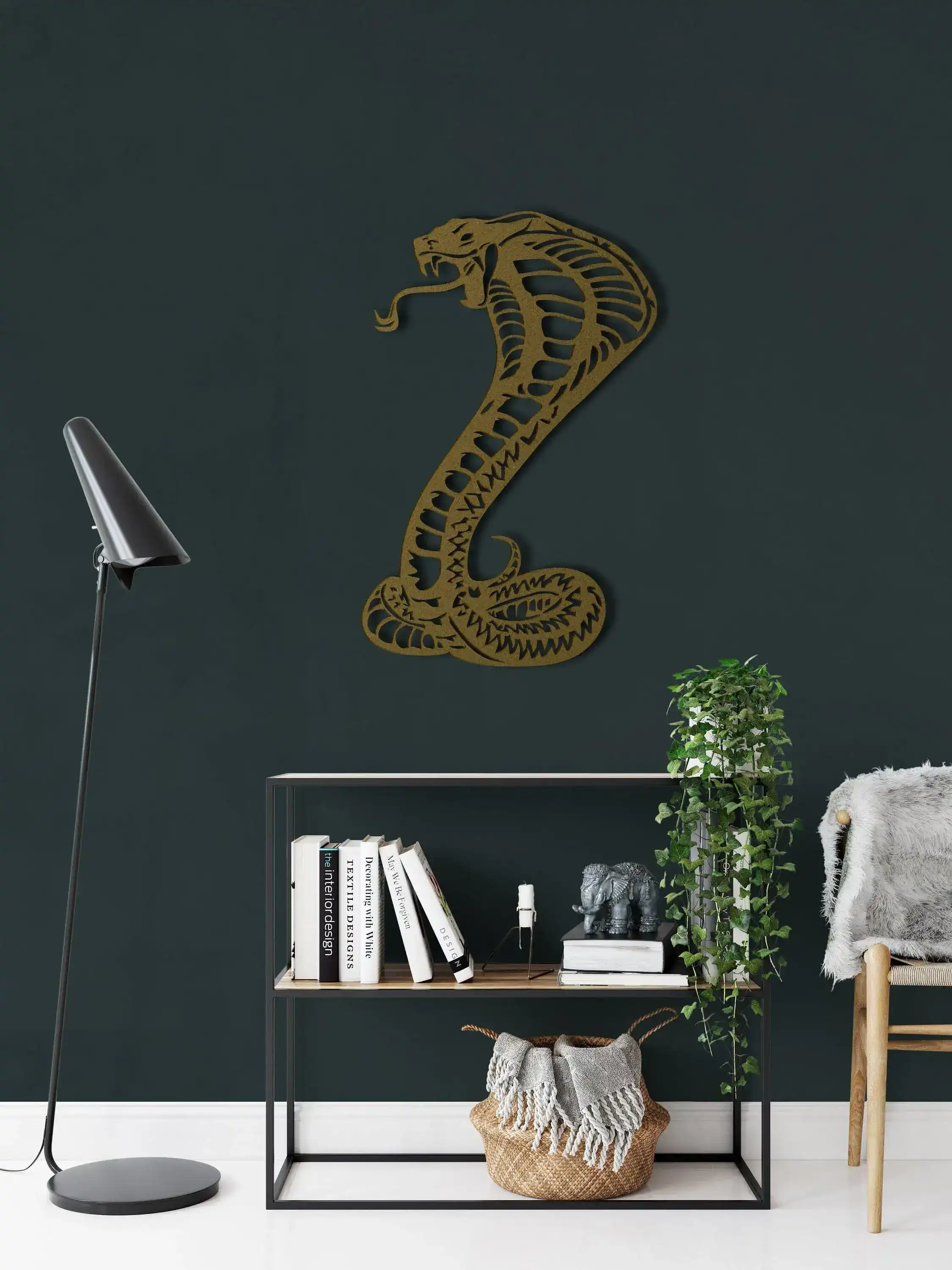Cobra Snake Metal Wall Decor - Image 11