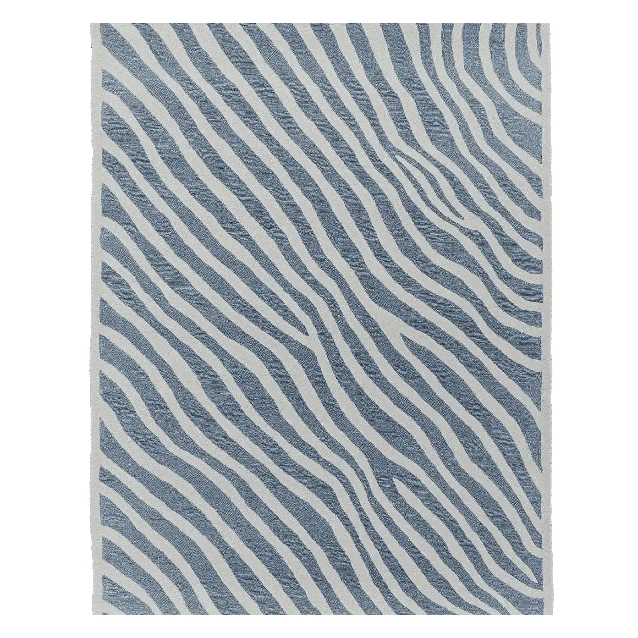 Collision of Silent Noise Hand Tufted Rug