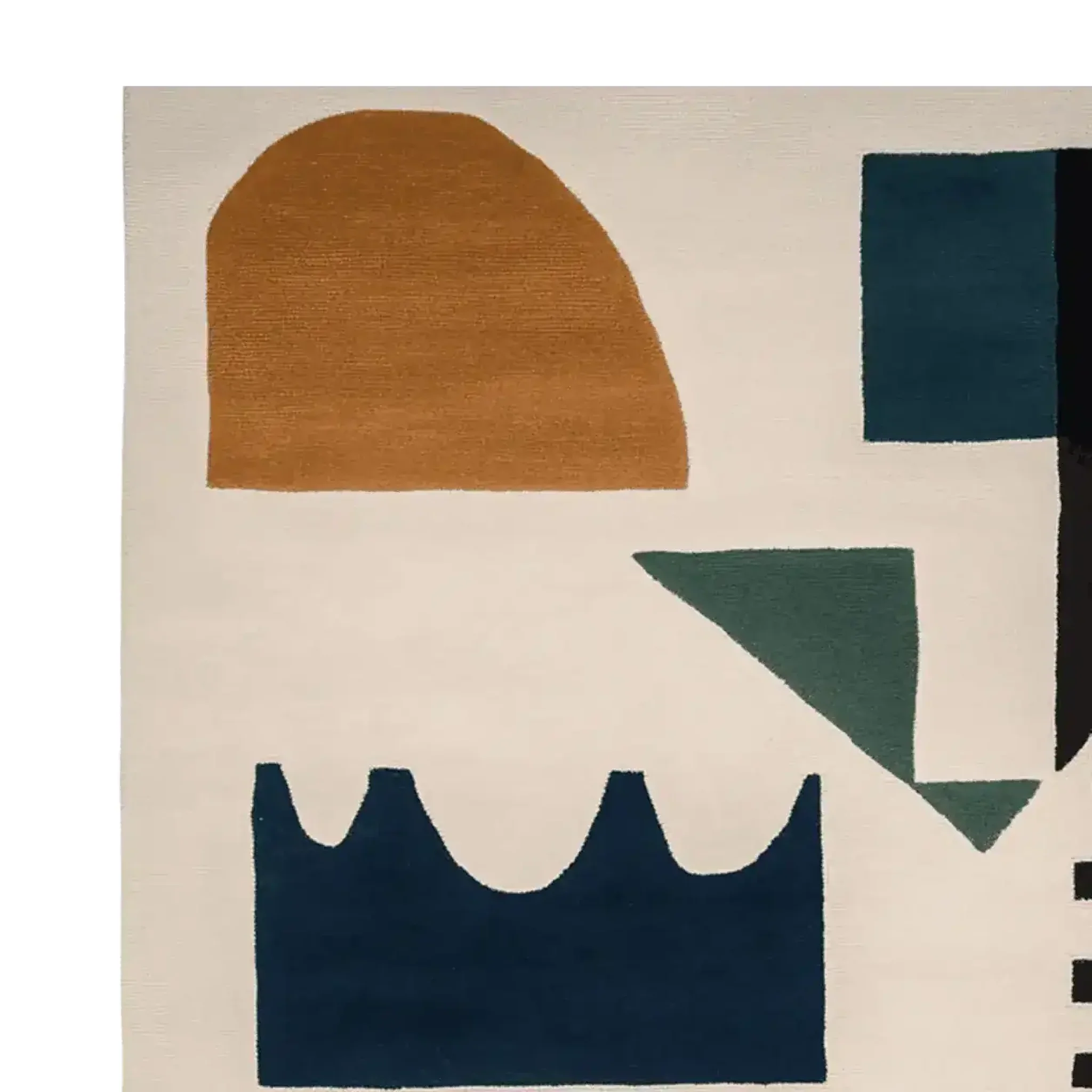 Color Block Code Hand Tufted Rug - Image 6