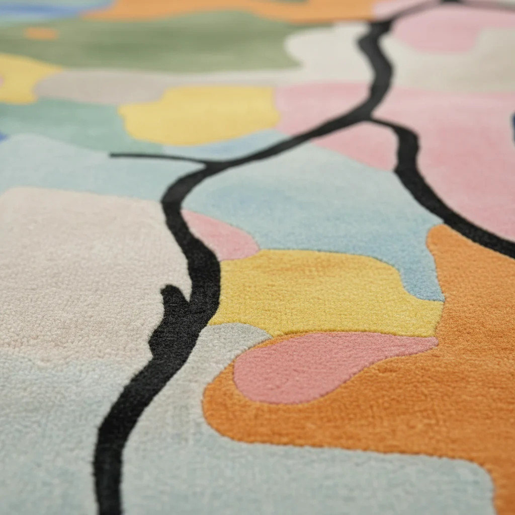 Color Terrain Hand Tufted Rug - Image 3