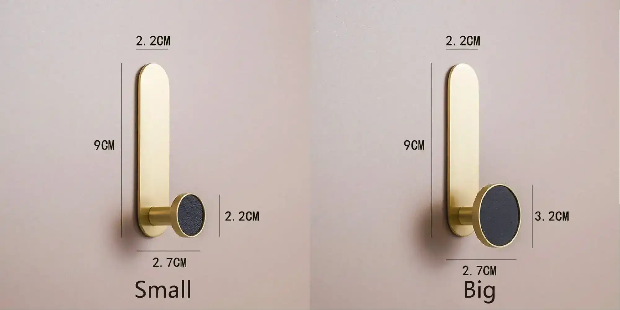 Colored Shell Brass Wall Organizer - Image 10