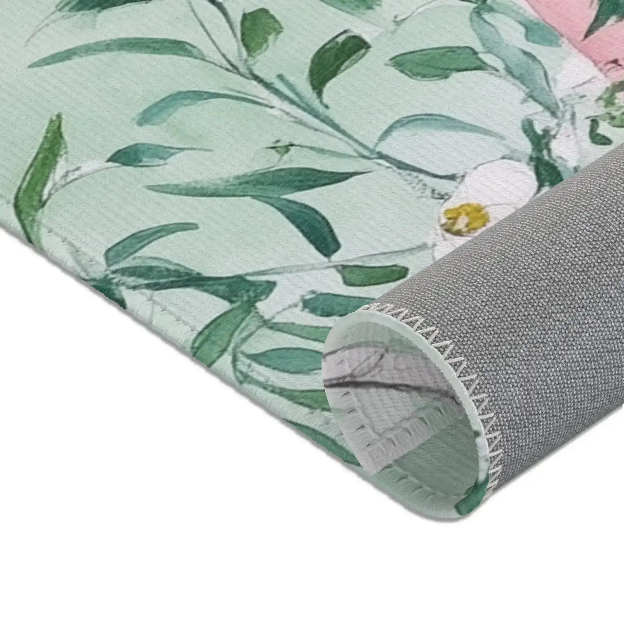 Colorful Birds on Floral Branches Accent Rug - Image 4