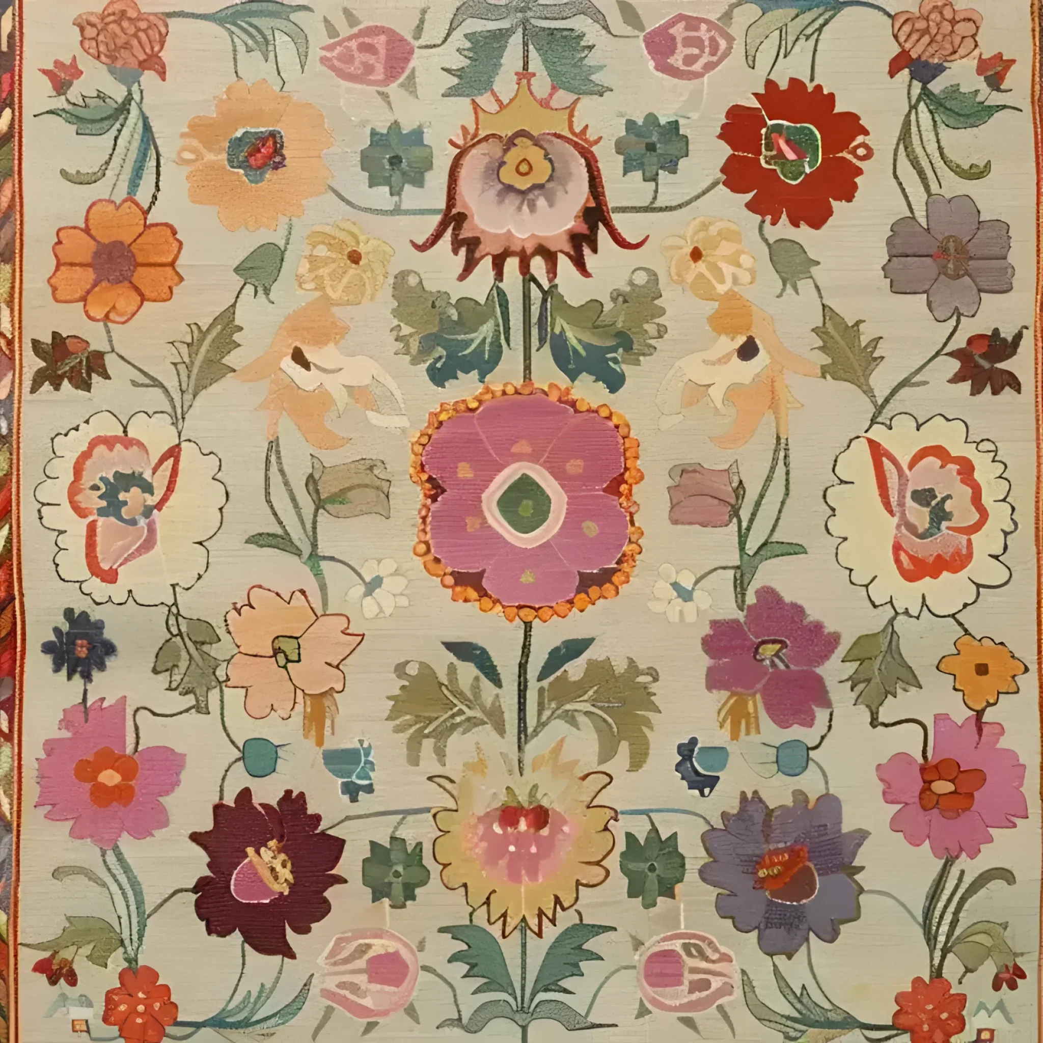 Colorful Canopy Hand Knotted Area Rug - Image 5