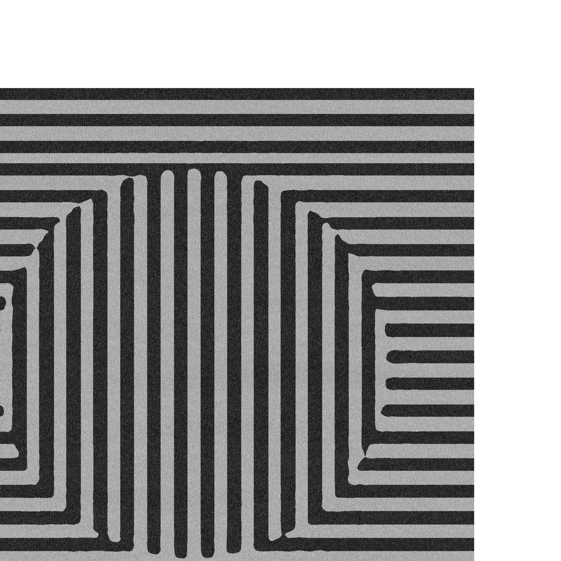 Contemporary Eclipse Illusion Hand Tufted Wool Rug - Image 6