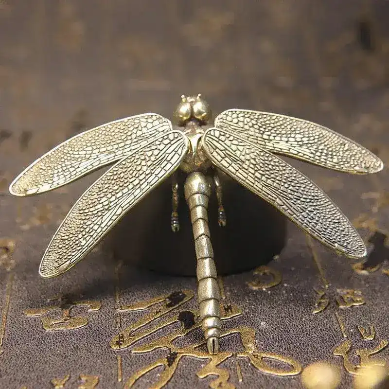 Copper Dragonfly Figurines - Image 2
