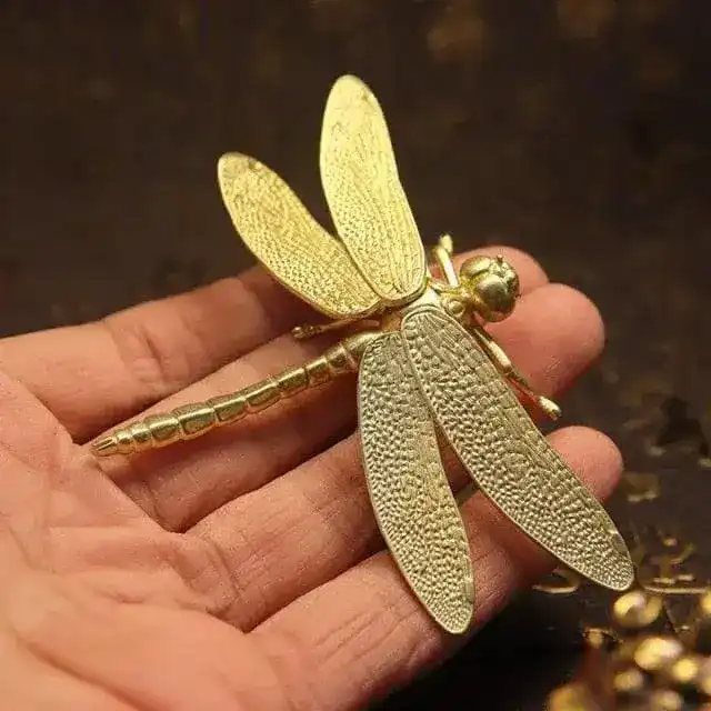 Copper Dragonfly Figurines - Image 3