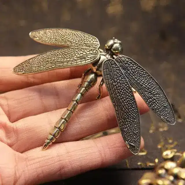 Copper Dragonfly Figurines - Image 5