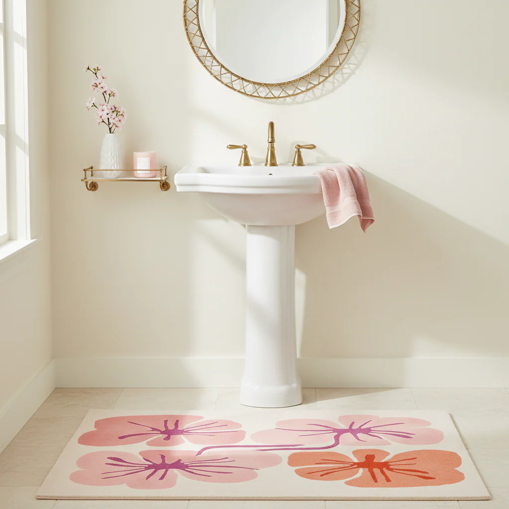 Coral Dreamscape Hand Tufted Wool Rug - Image 2