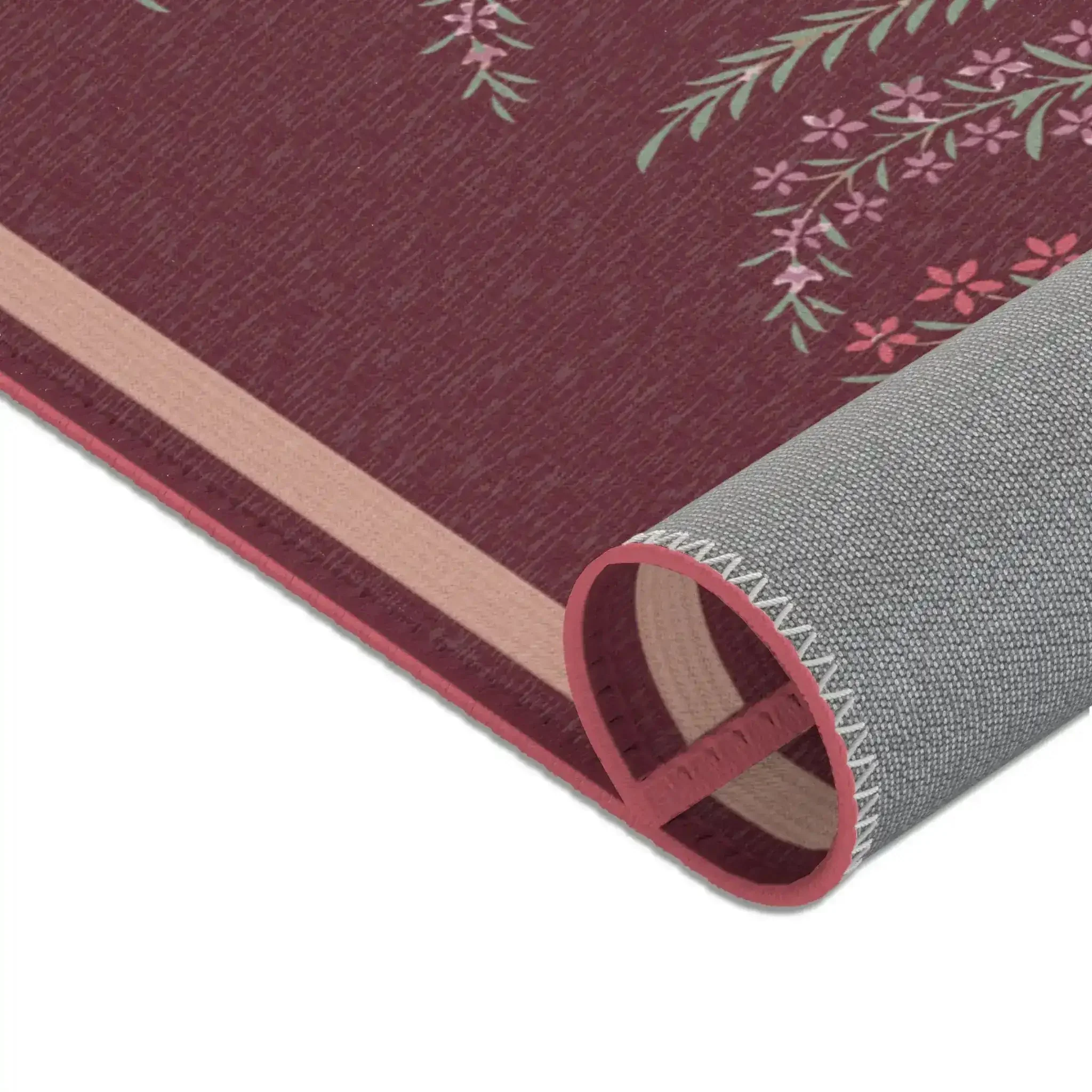 Crimson Bloom Arch Accent Rug - Image 4