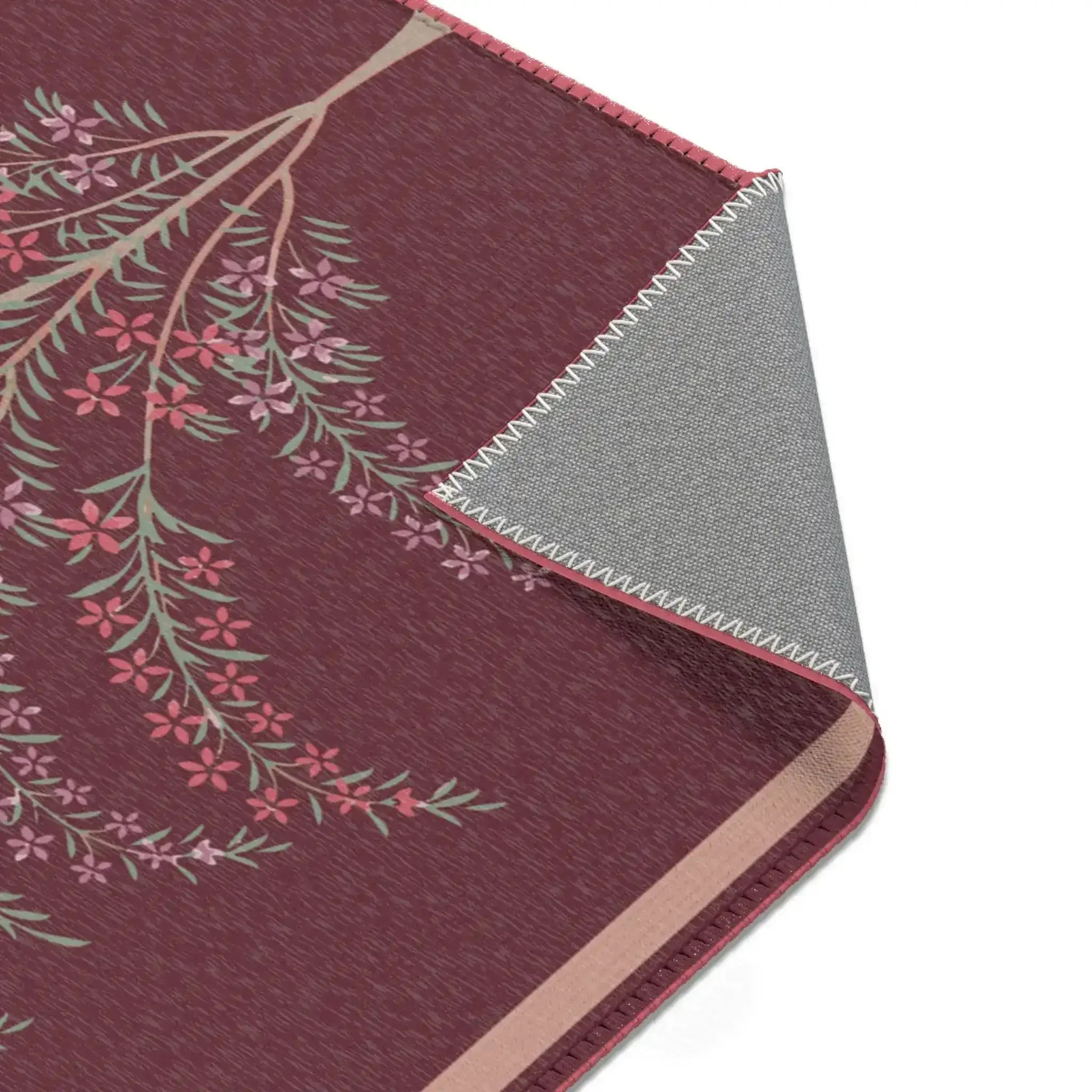 Crimson Bloom Arch Accent Rug - Image 5