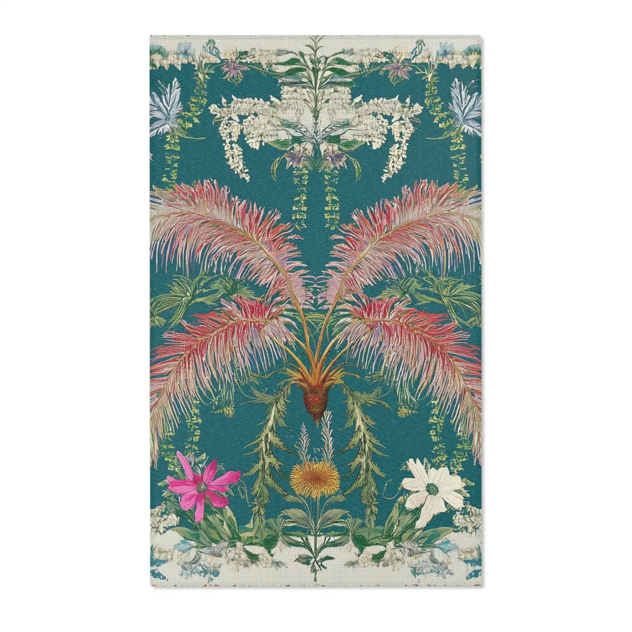 Crimson Palm Reverie Accent Rug