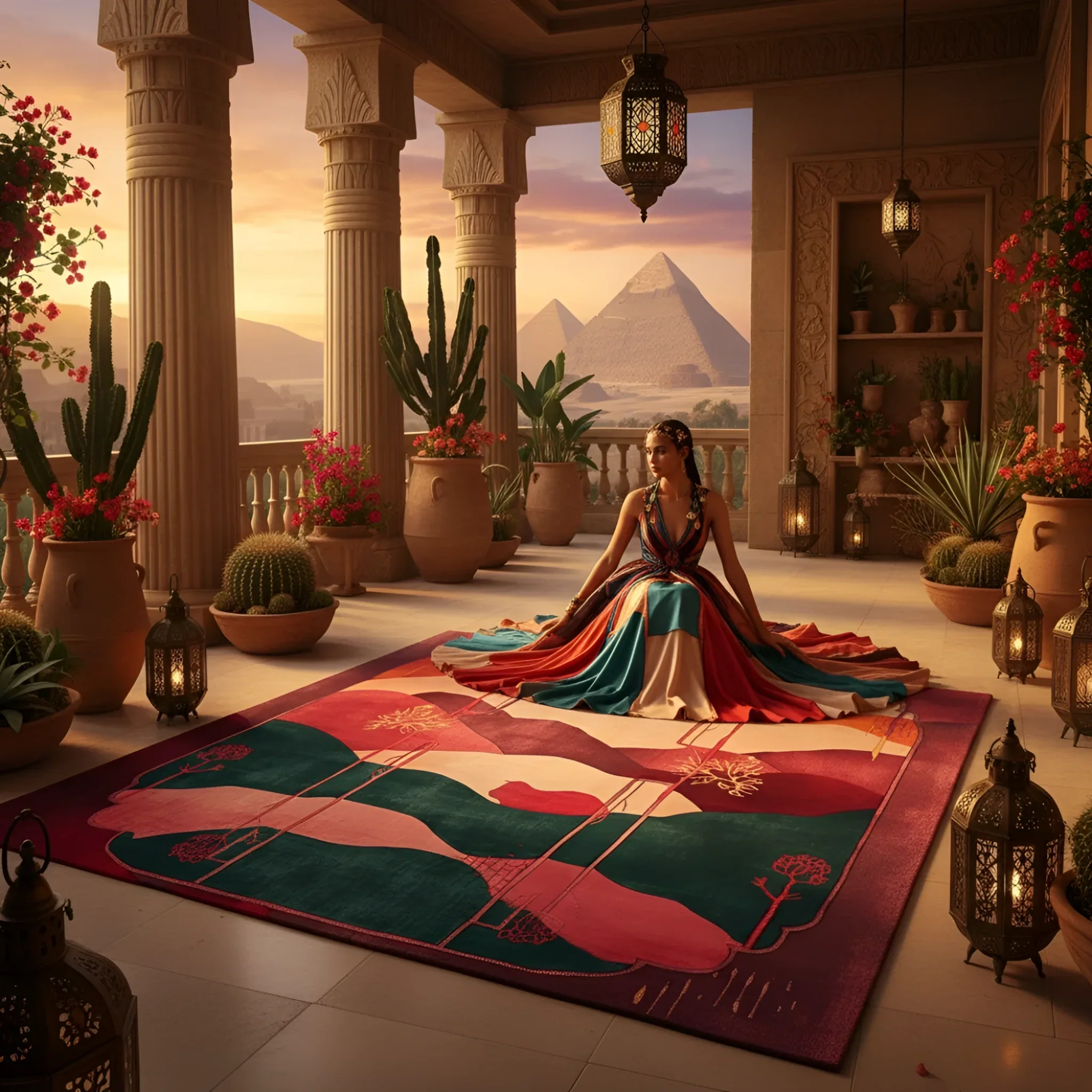 Crimson Valley Hand Tufted Rug - Image 2