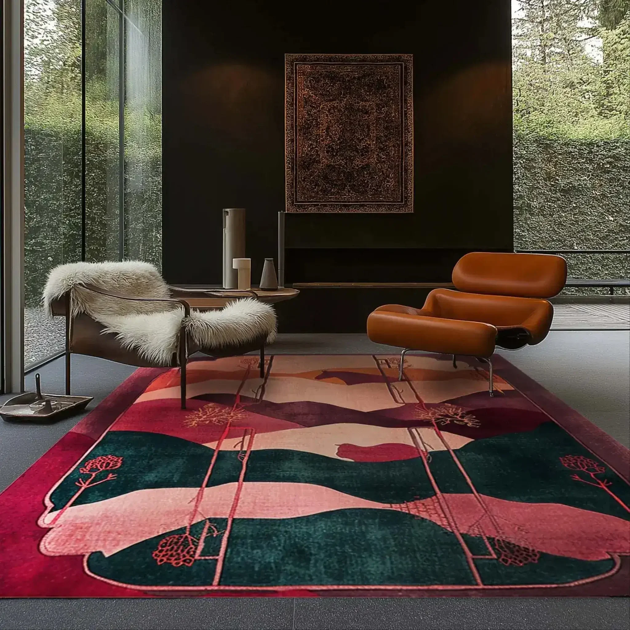 Crimson Valley Hand Tufted Rug - Image 3