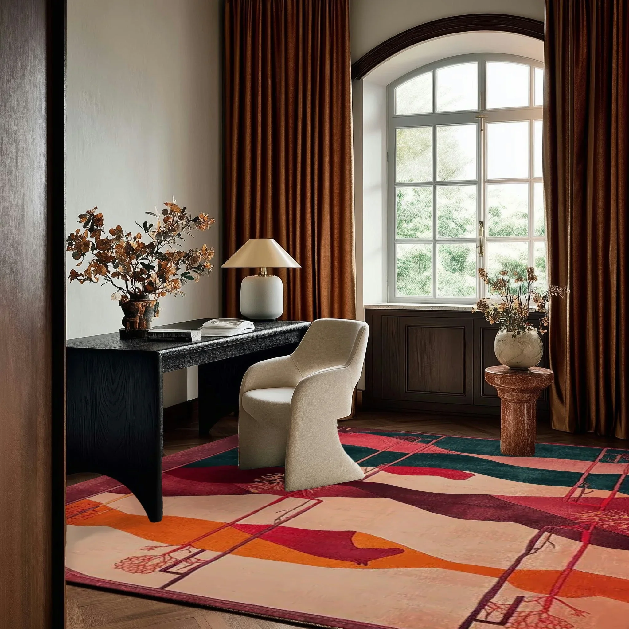 Crimson Valley Hand Tufted Rug - Image 5
