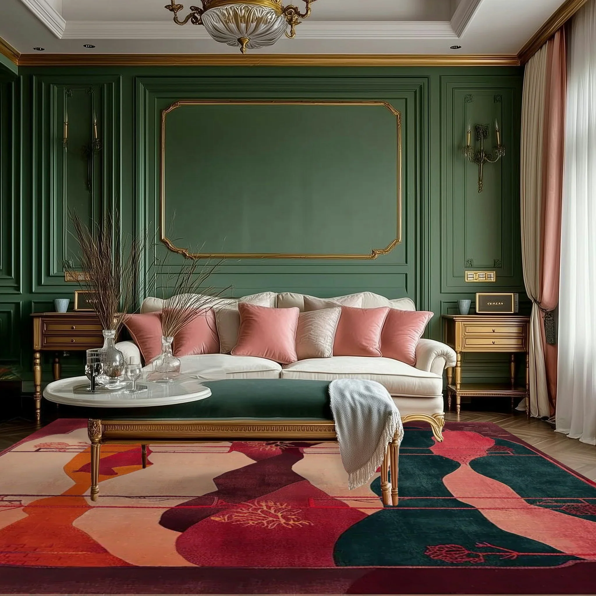 Crimson Valley Hand Tufted Rug - Image 6
