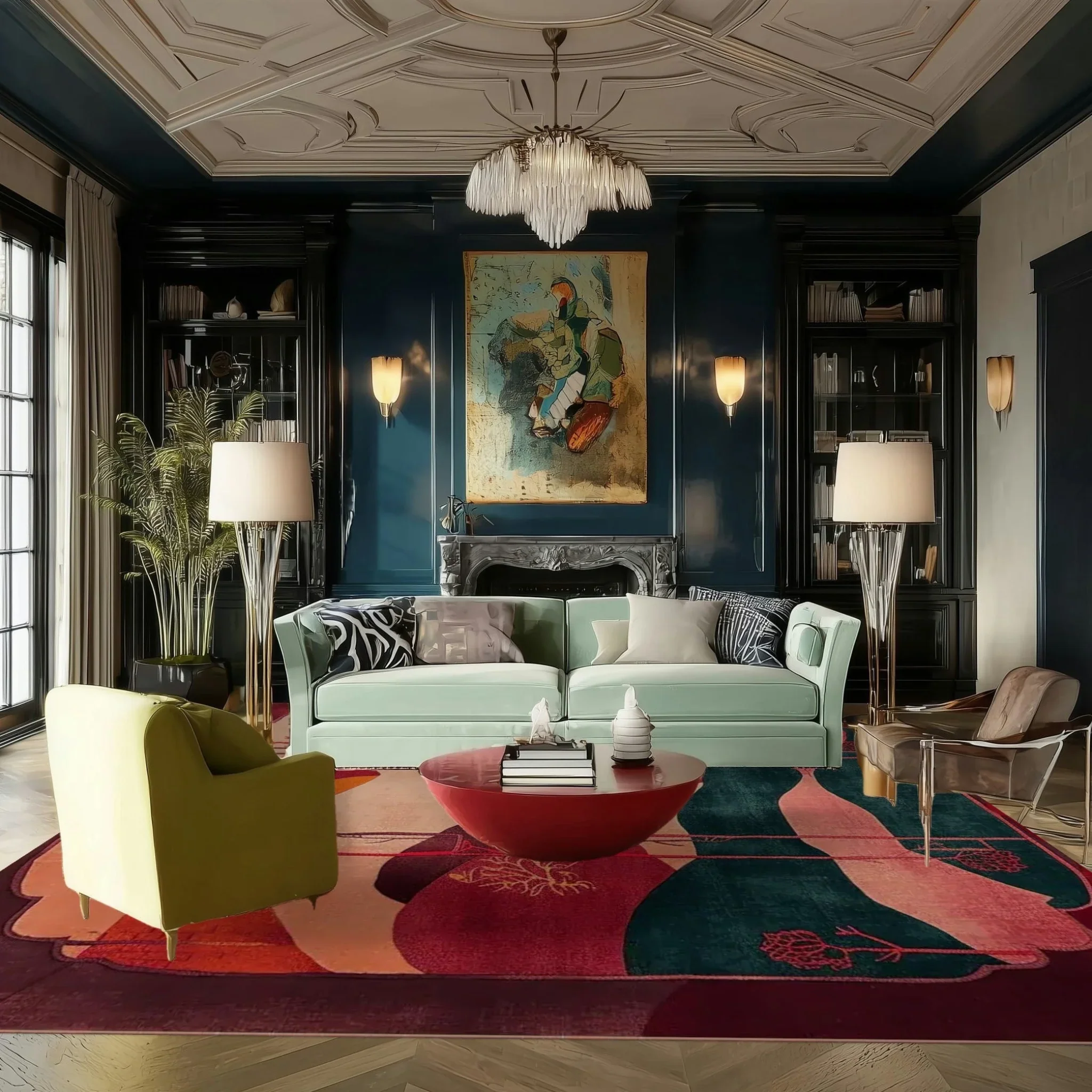 Crimson Valley Hand Tufted Rug - Image 7