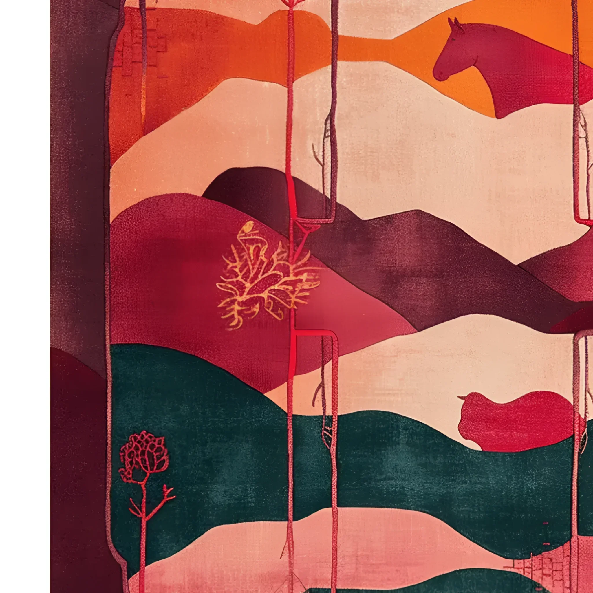 Crimson Valley Hand Tufted Rug - Image 8