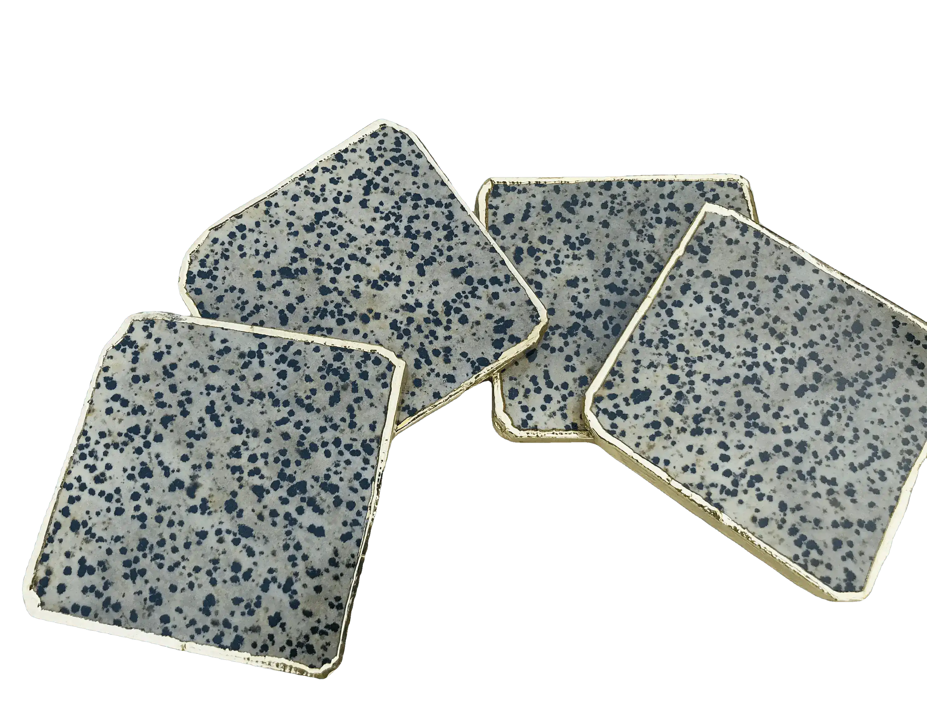 Dalmatian Jasper Agate Stone Coaster - Set of 4 - Image 2
