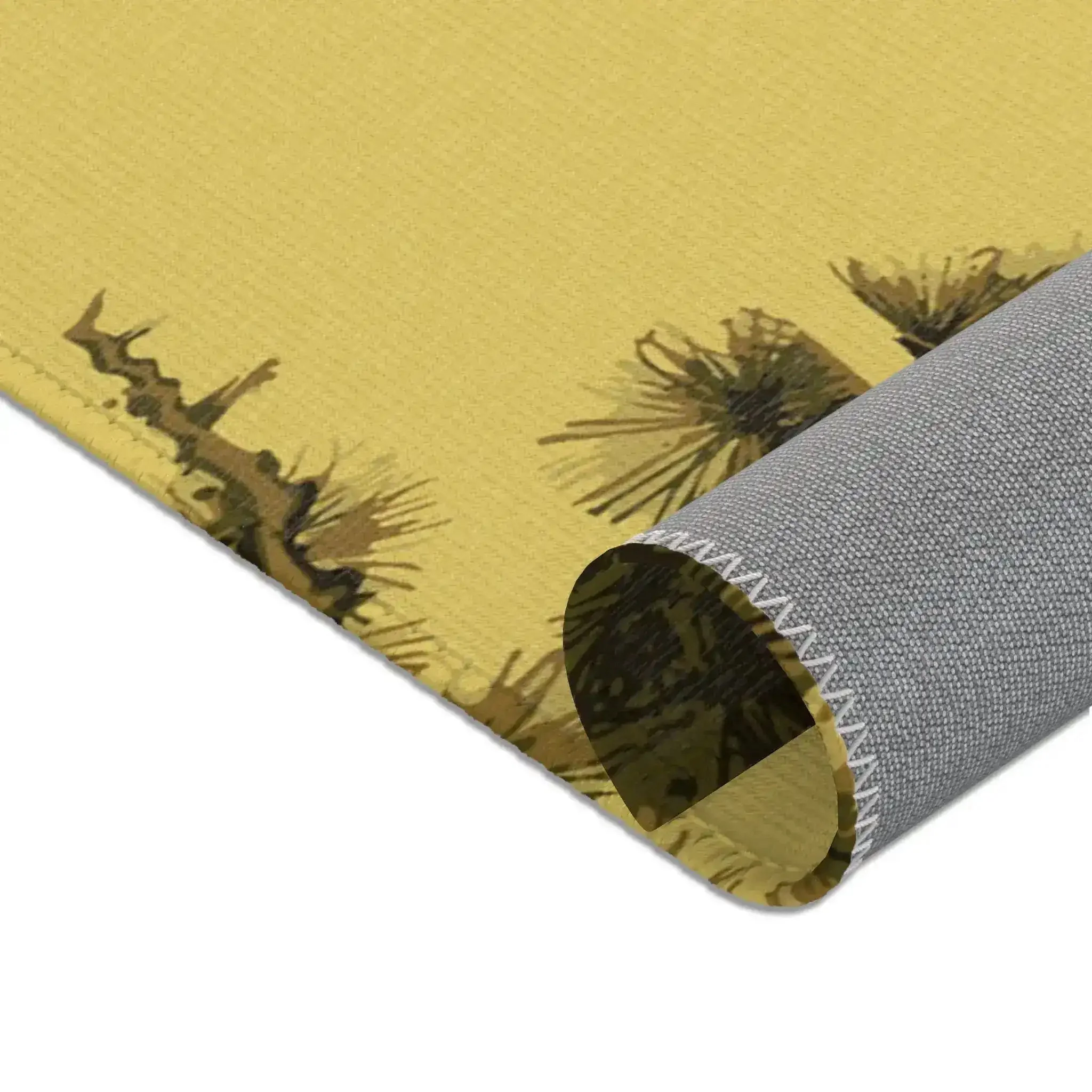Dancing Cranes in Golden Grove Accent Rug - Image 4