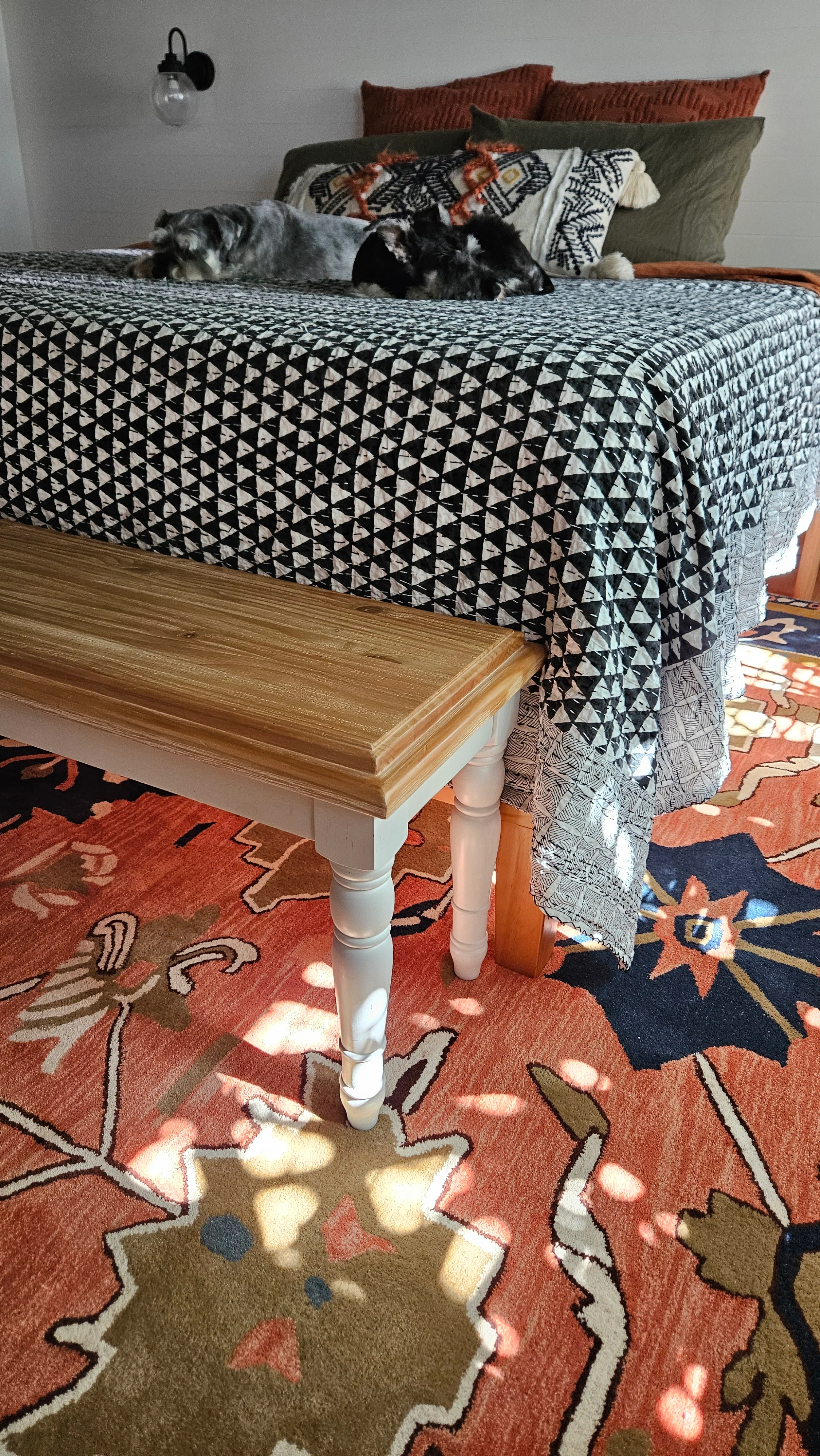 Desert Bloom Hand Tufted Wool Rug - Image 9