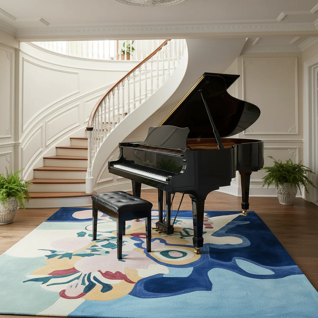 Dream Flora Sequence Hand Tufted Rug - Image 2