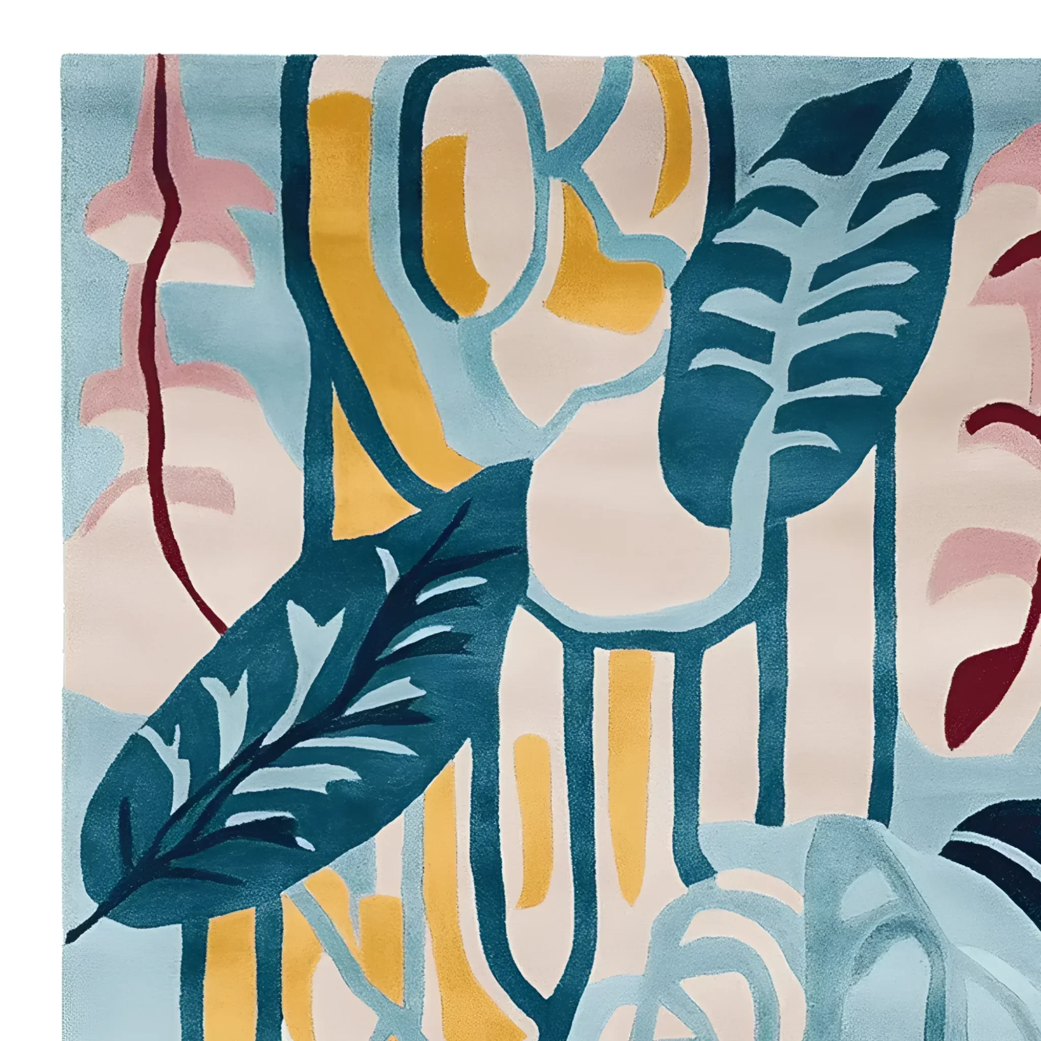 Drift Leaf Riff Hand Tufted Rug - Image 9