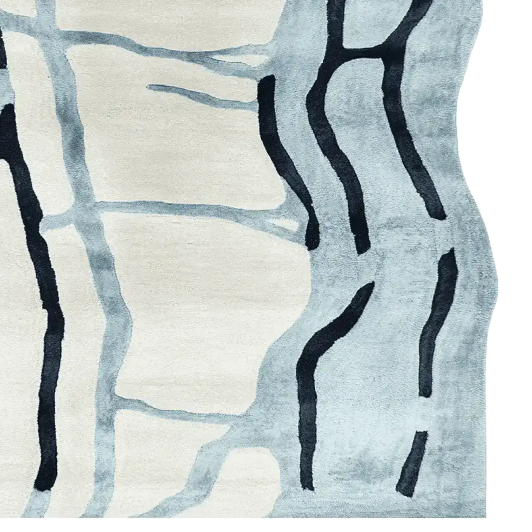 Drifting Lines Hand Tufted Rug - Image 16