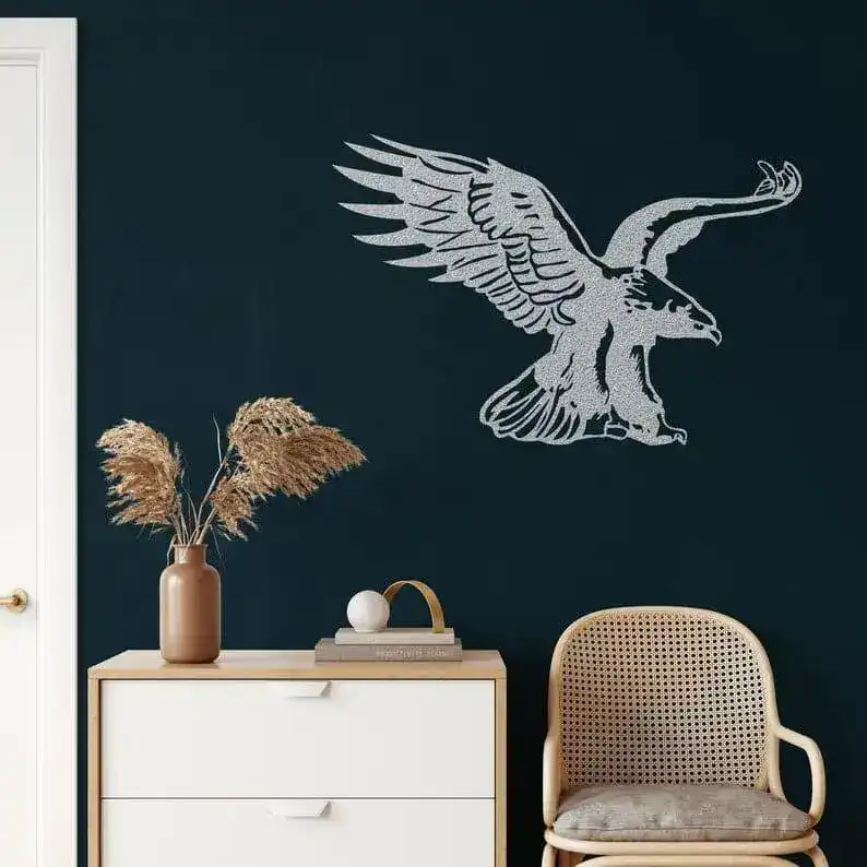 Eagle Bird Metal Wall Decor - Image 6