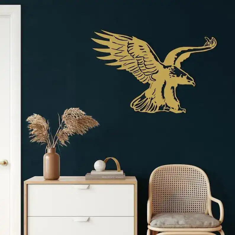 Eagle Bird Metal Wall Decor - Image 7