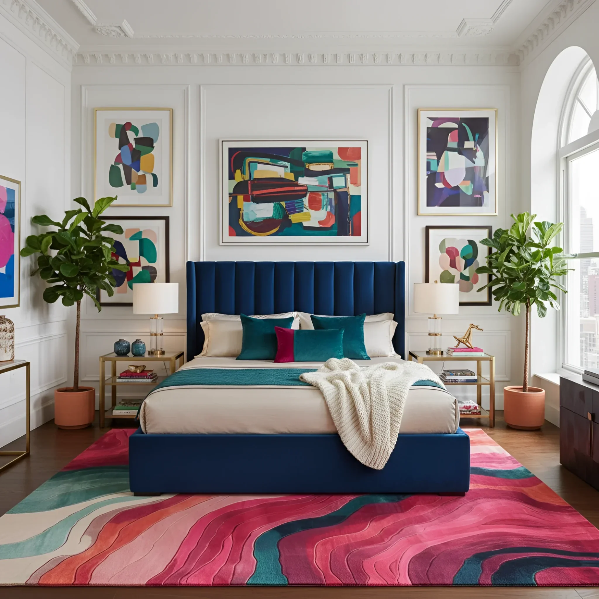 Echoes of Color Hand Tufted Rug - Image 4