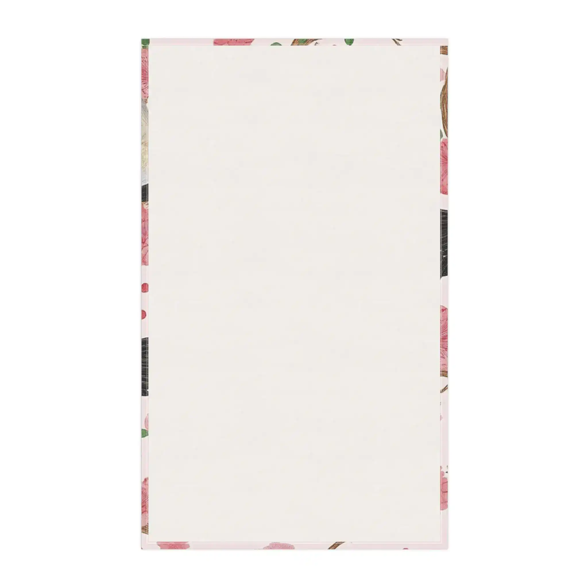 Elegant Crane and Blossom Kitchen Towel - Image 3